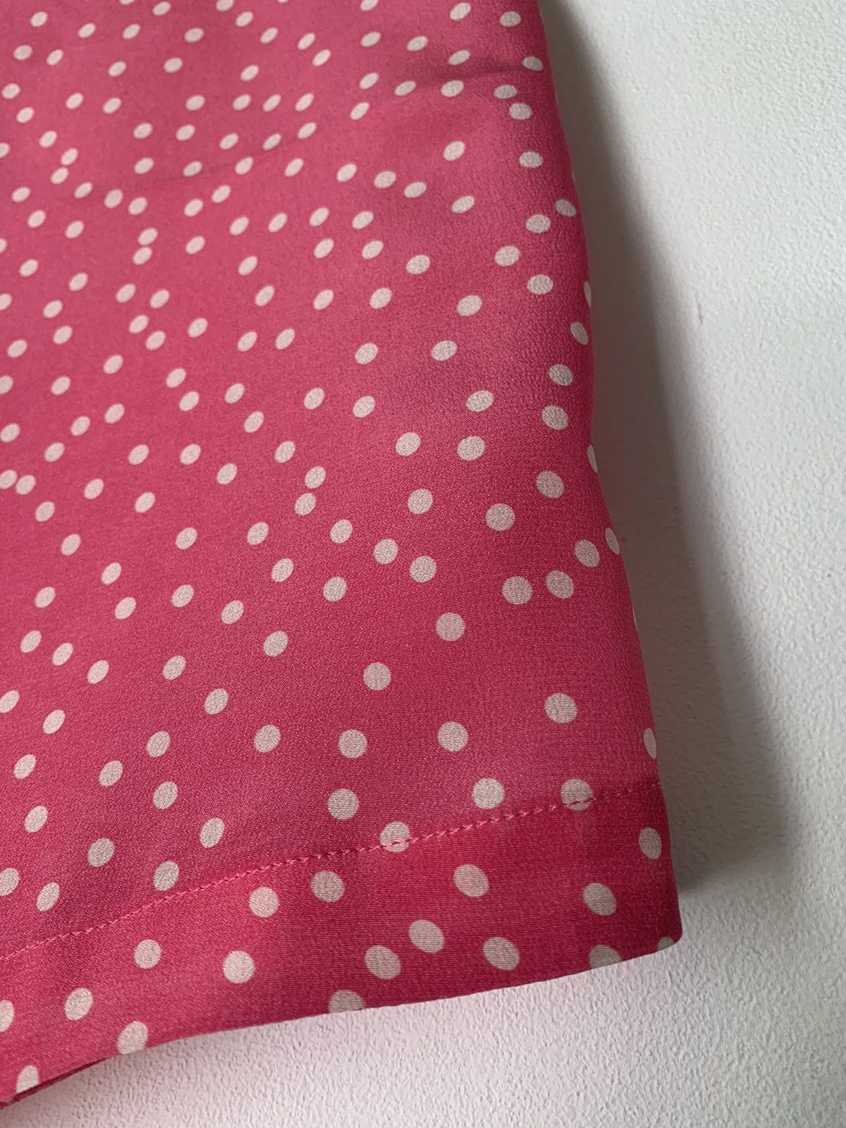 Other waist shorts polka dot 100% silk Size 28" / US 6 / IT 42 - 6 Thumbnail