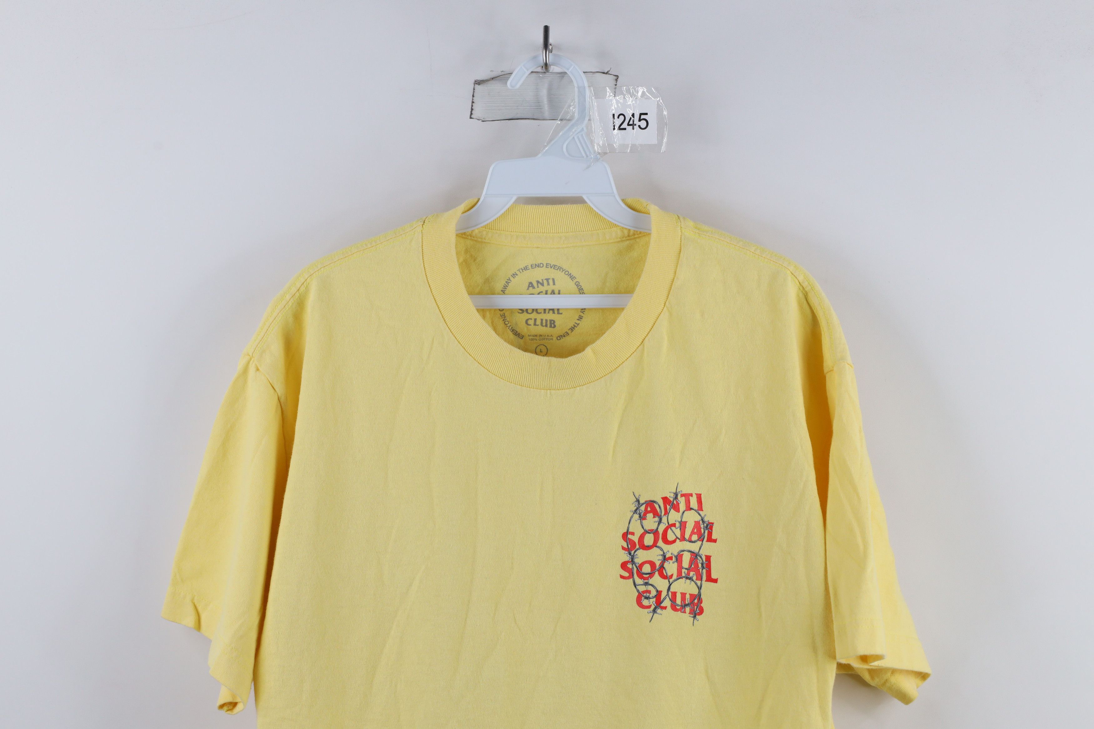 Anti Social Social Club × Vintage Anti Social Social Club Barbed Wire Short Sleeve T-Shirt USA Size US L / EU 52-54 / 3 - 2 Thumbnail