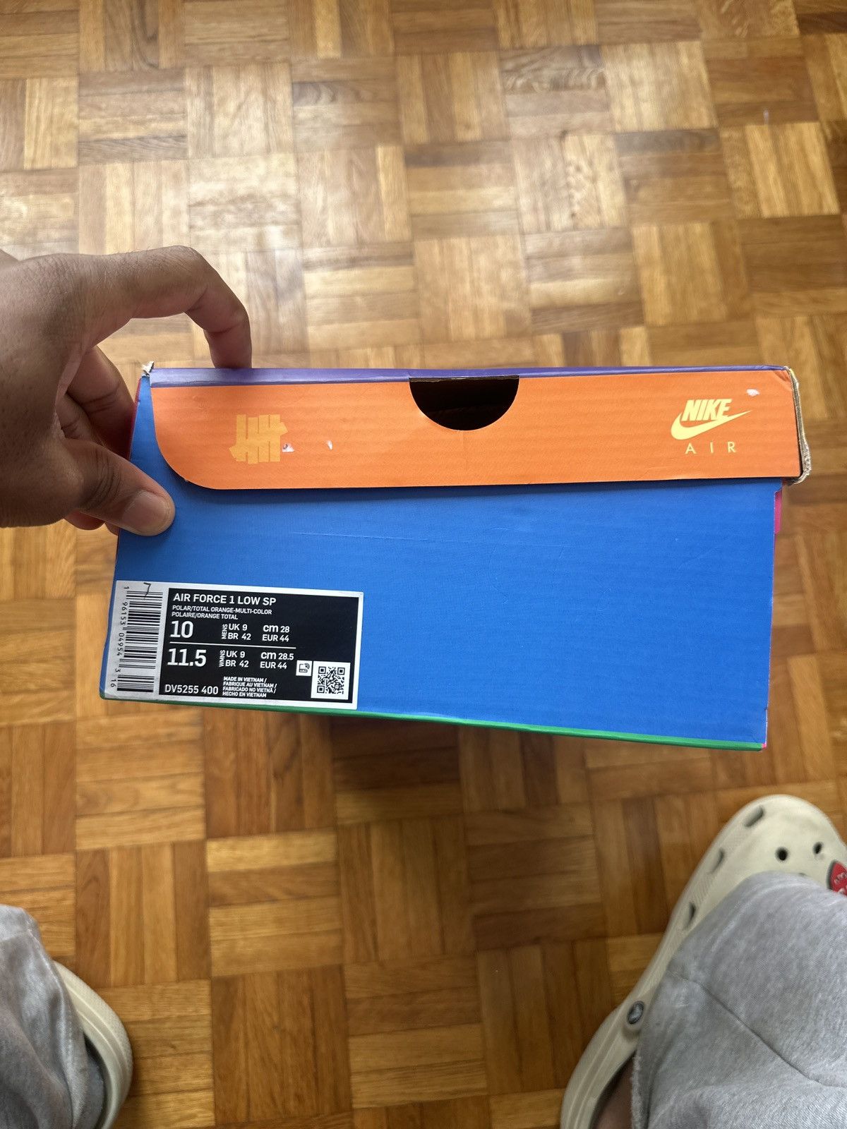 Nike Air force 1 Nike x Undefeated Size US 10 / EU 43 - 11 Thumbnail