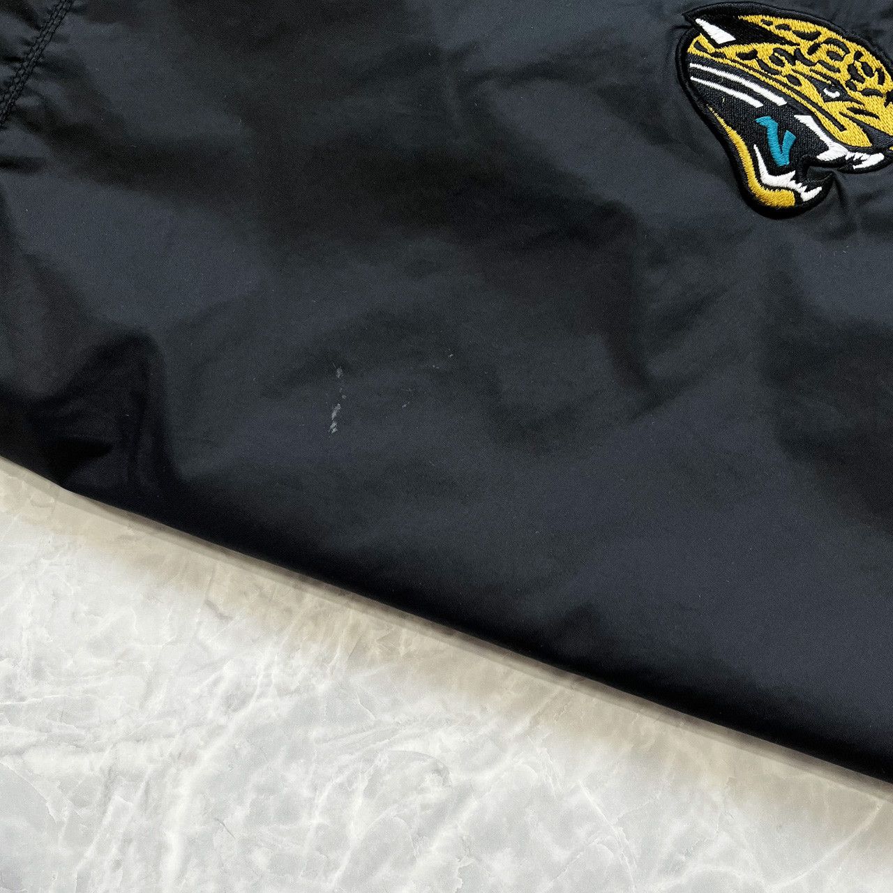 NFL × Nike × Vintage VTG 90s NFL JACKSONVILLE JAGUARS NYLON PULLOVER JACKET NIKE Size US XL / EU 56 / 4 - 7 Thumbnail