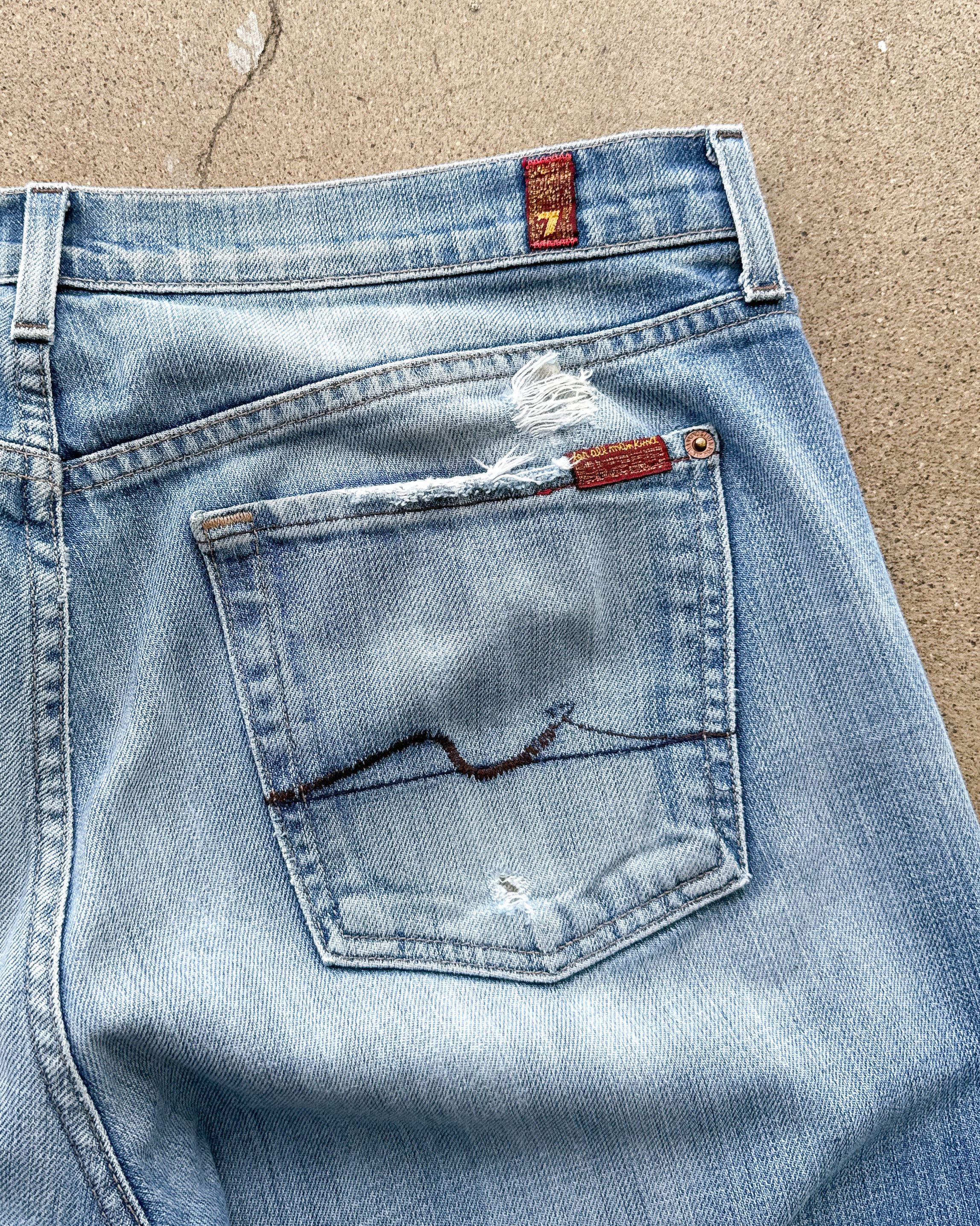 7 For All Mankind 7 For All Mankind Denim Jeans Men's 36 Bootcut Flare Faded Size US 36 / EU 52 - 8 Thumbnail
