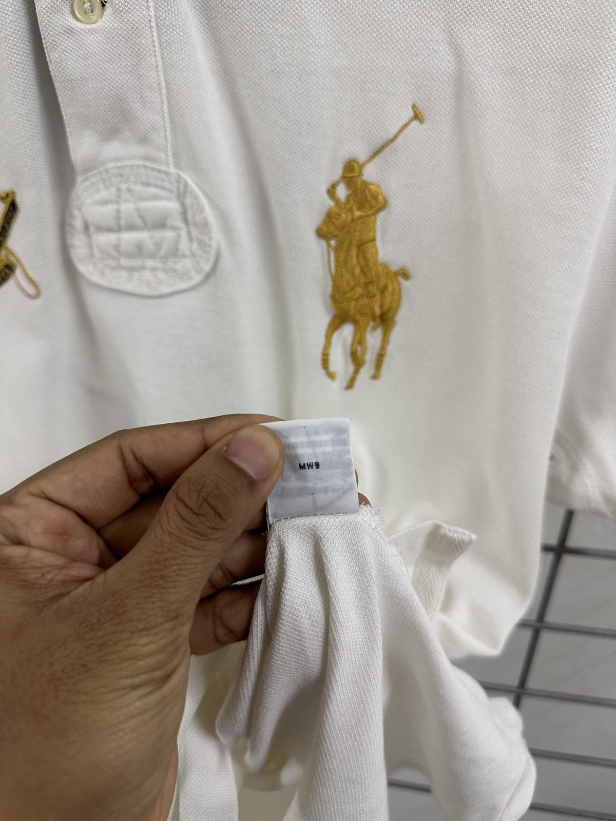 Polo Ralph Lauren Rare Vintage Polo Ralph Lauren Big Logo Number 2 Polo Shirt Size US M / EU 48-50 / 2 - 10 Thumbnail
