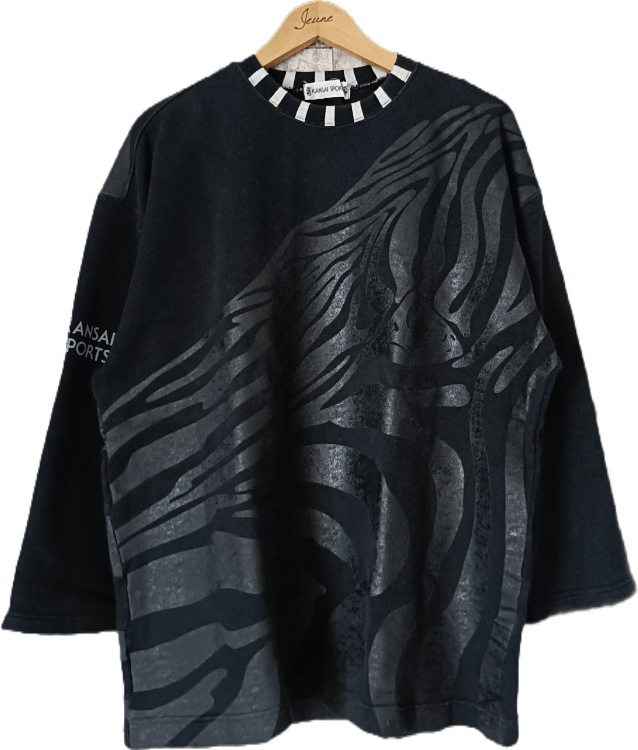 Vintage Kansai yamamoto sport zebra sweater