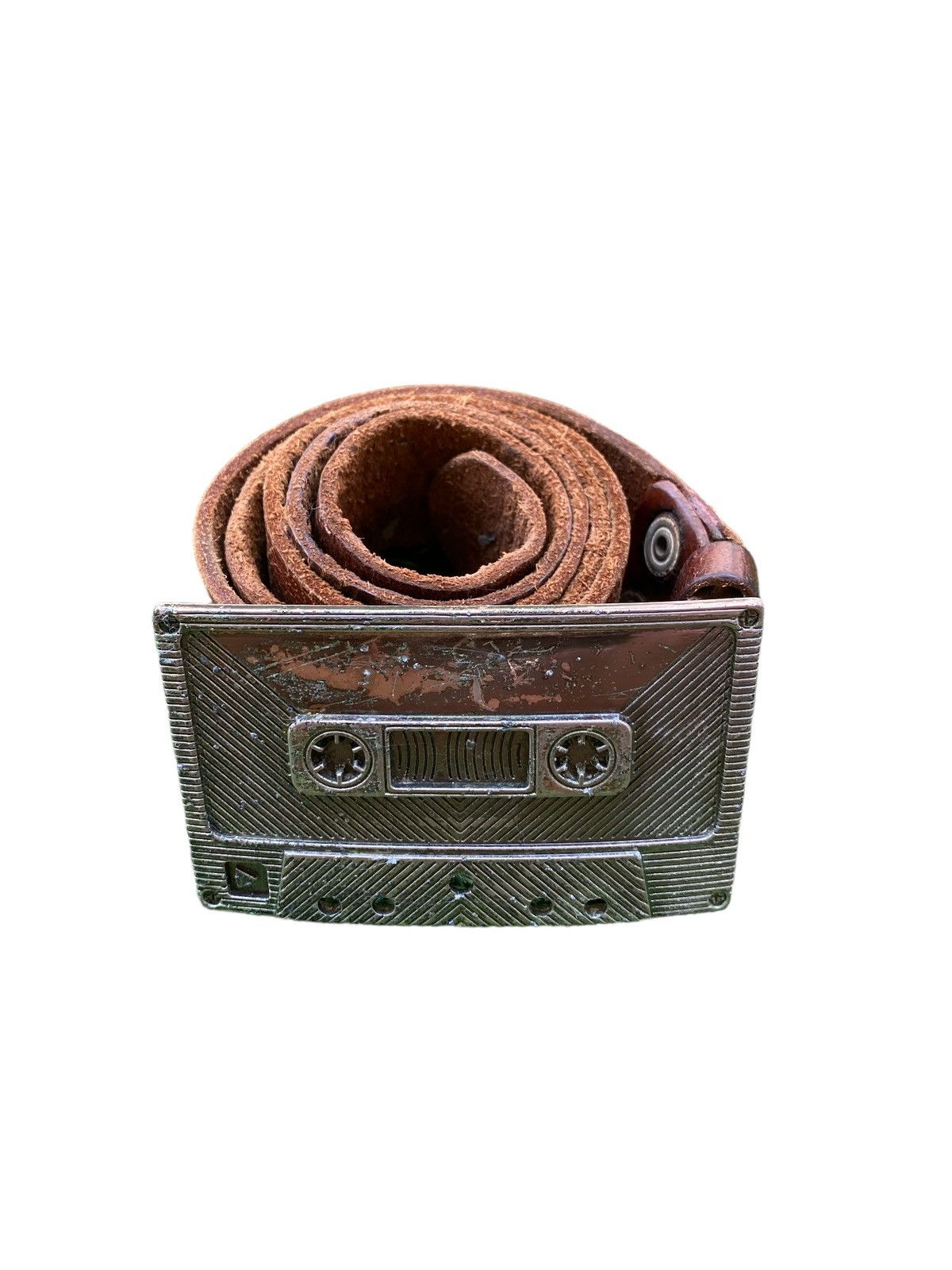 Japanese Brand Vintage MADE IN JAPAN BACK POP Leather Belt nice design Size ONE SIZE - 6 Thumbnail