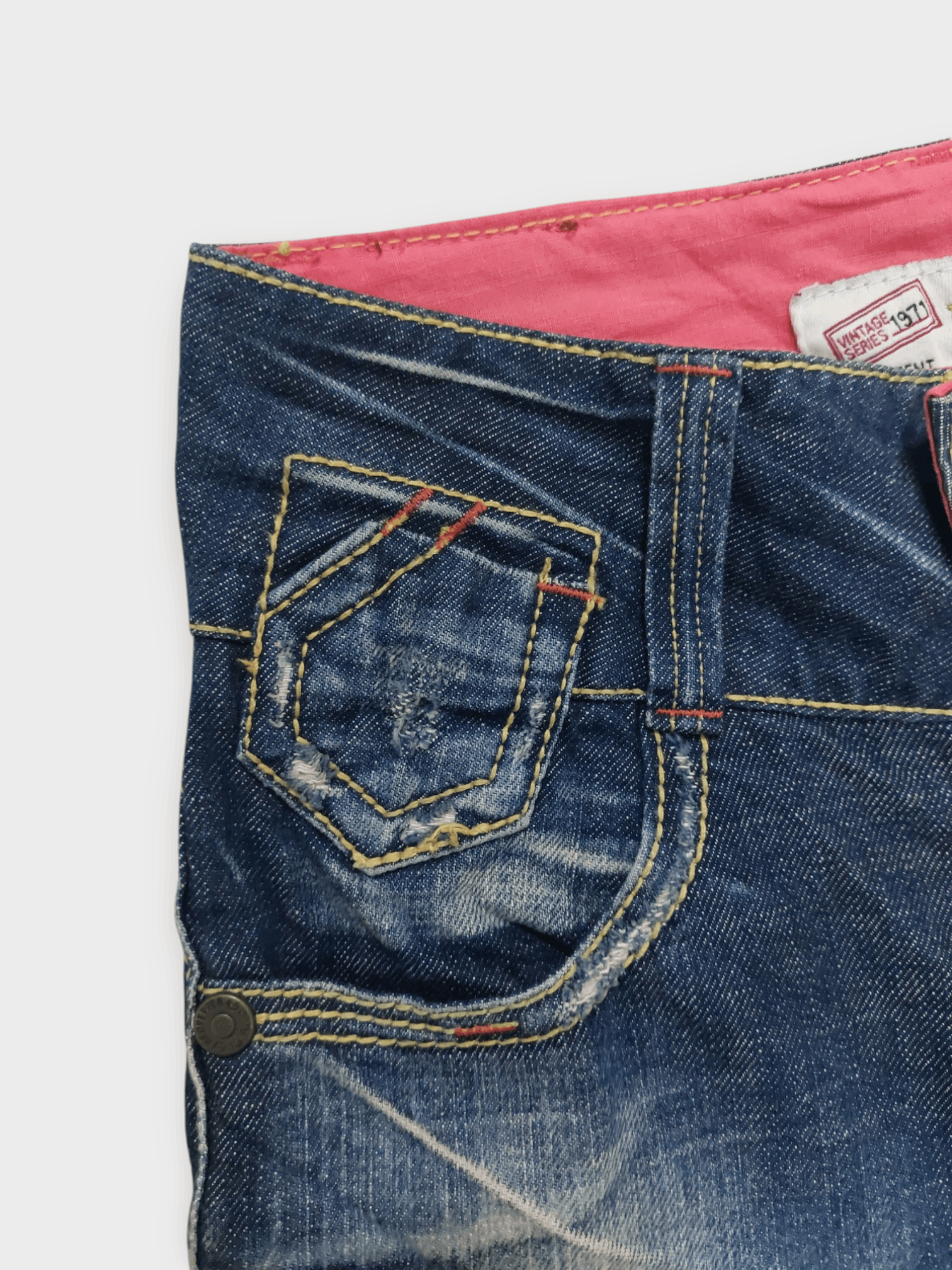 If Six Was Nine × Japanese Brand 🔥Red Pepper Jeans Flare Embroidery Florish Size 26" / US 2 / IT 38 - 7 Thumbnail