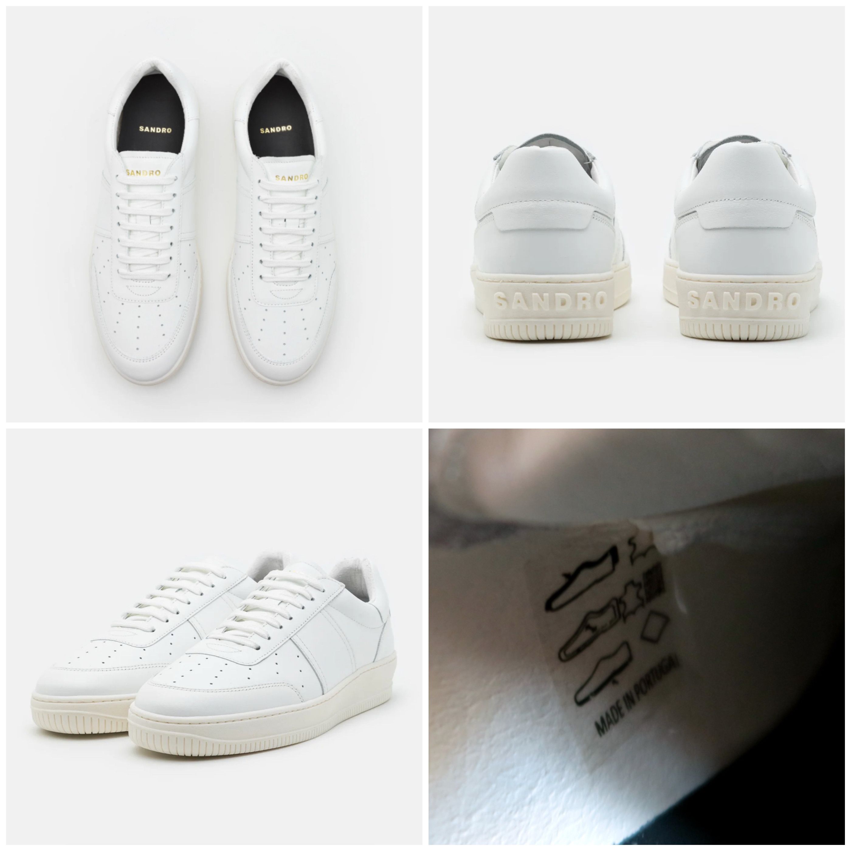Sandro Sandro Magic Plain Leather Low Top Sneakers Size US 11 / EU 44 - 13 Thumbnail