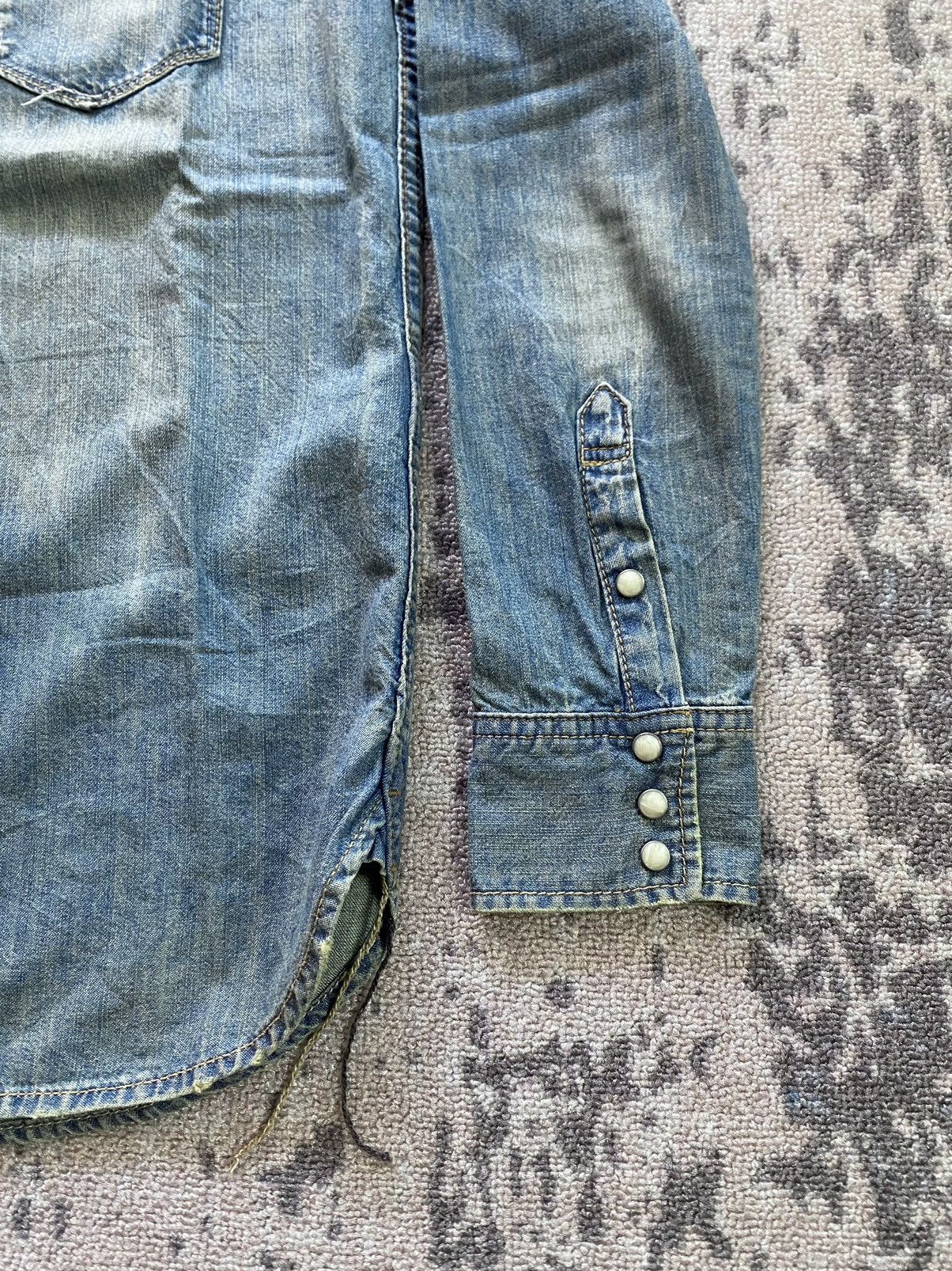 Beauty Beast × If Six Was Nine × Japanese Brand Japanes GOA Denim Shirt Size US S / EU 44-46 / 1 - 4 Thumbnail