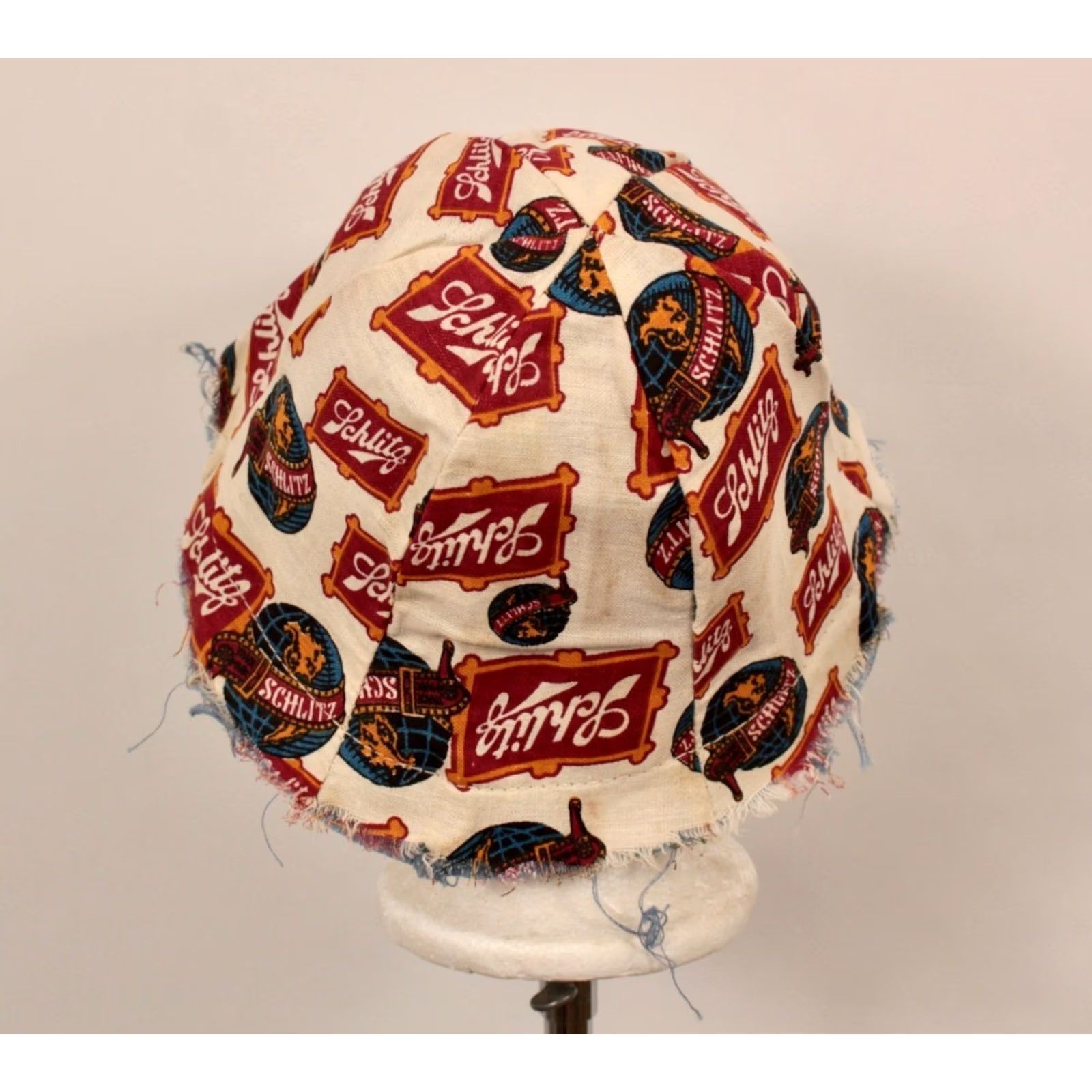 Vintage VINTAGE Schlitz Advertisement Bucket Hat 60s Beer 1960s Men's Hat Size ONE SIZE - 5 Thumbnail