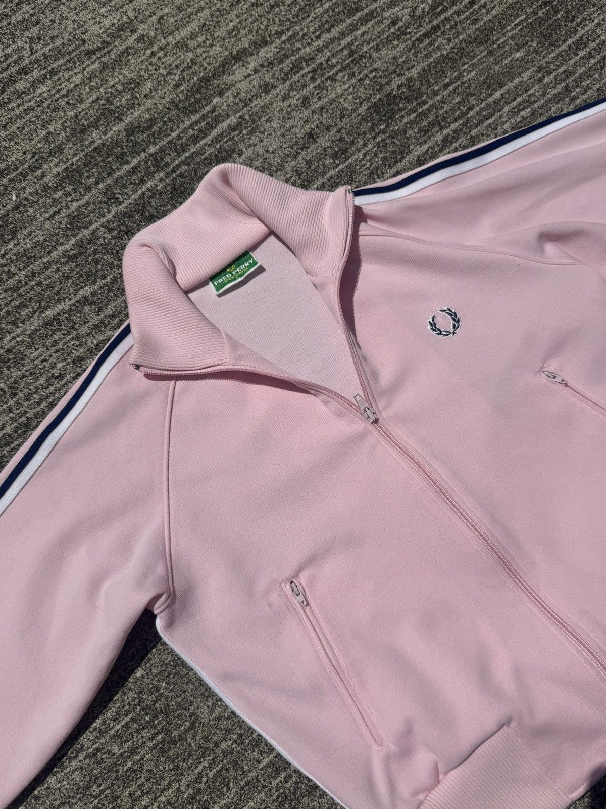 Fred Perry FRED PERRY TAPED TRACK JACKET :3 pink :3 Size M / US 6-8 / IT 42-44 - 3 Thumbnail