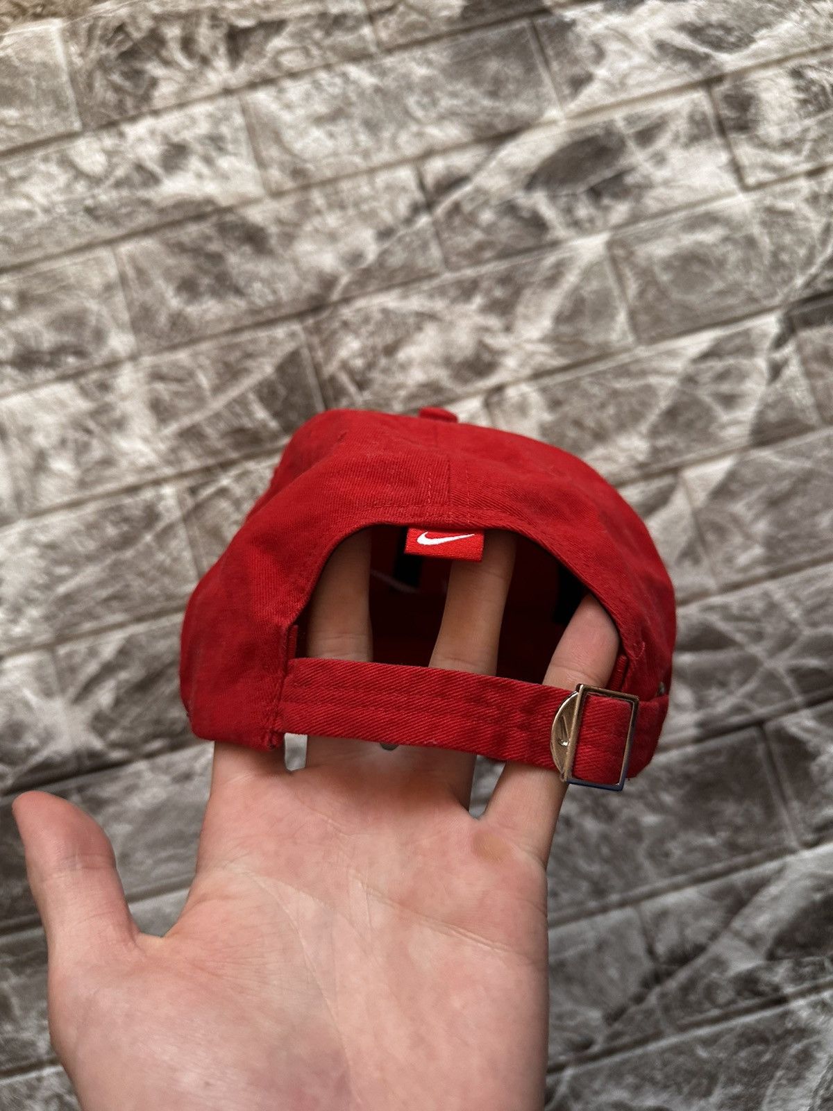 Nike Vintage Nike Red Swoosh Heritage 86 Cap | Retro Hat One Size Size ONE SIZE - 3 Thumbnail