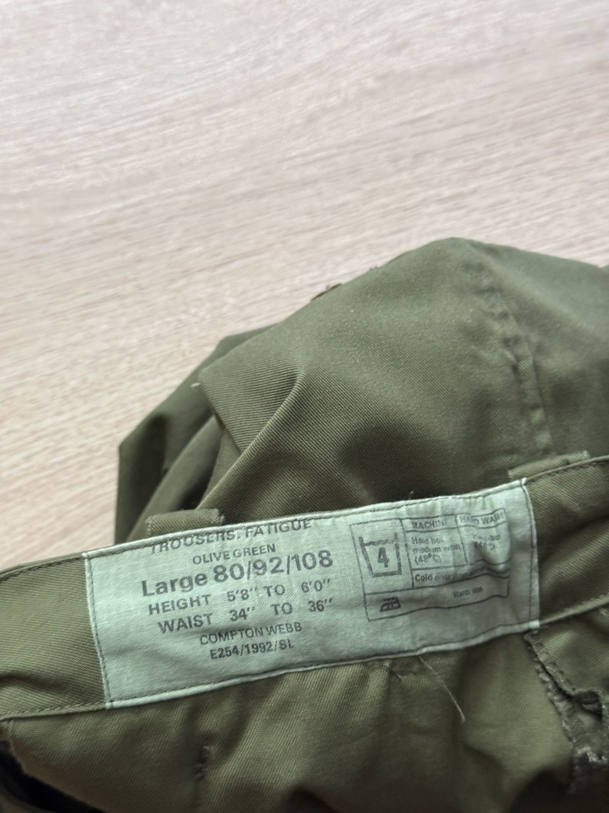 Vintage Vintage German Army Bundeswehr Military Olive Green Pants Size US 34 / EU 50 - 7 Thumbnail
