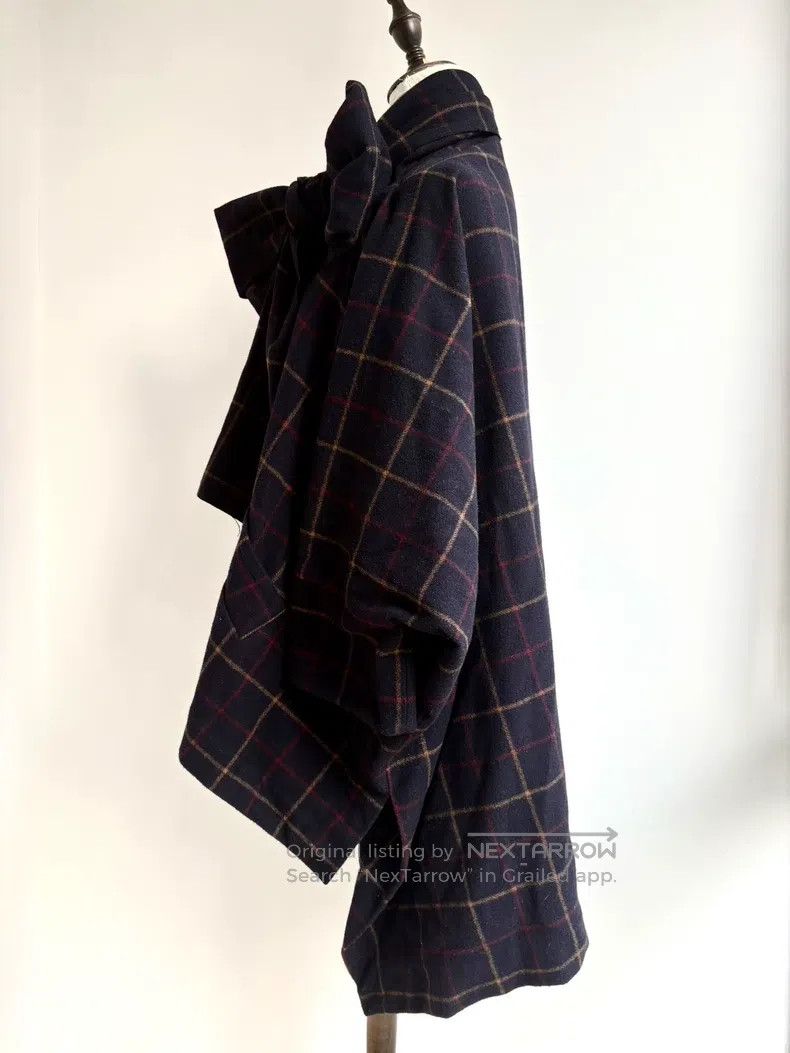 Vivienne Westwood Vivienne Westwood Blue Plaid Bow Scarf Cloak Coat Size XS / US 0-2 / IT 36-38 - 3 Thumbnail
