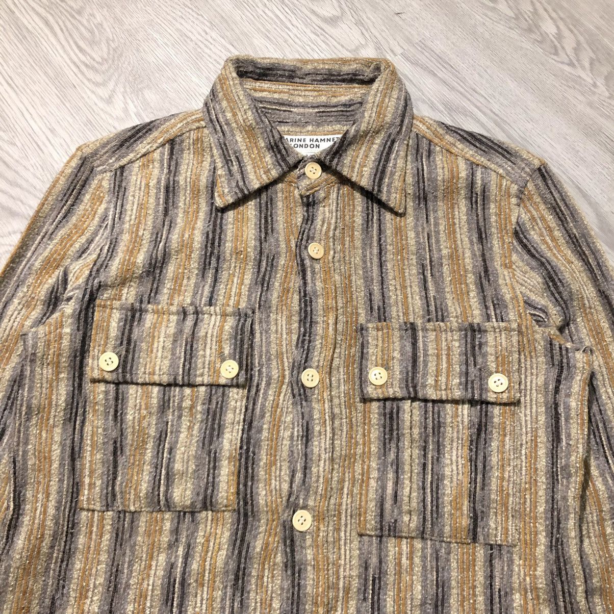 Katharine Hamnett London 🇯🇵 Vintage Katharine Hamnett London Texture Shirt Luxury Size US M / EU 48-50 / 2 - 6 Thumbnail