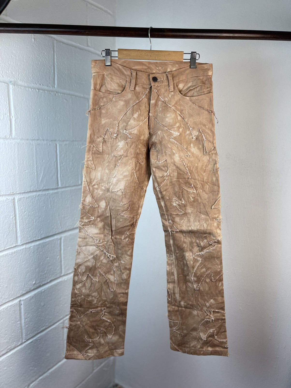 Yasuyuki Ishii Vintage Yoshiyuki Konishi Distressed Patch Cut Art Jeans A6 Size US 30 / EU 46 - 7 Thumbnail