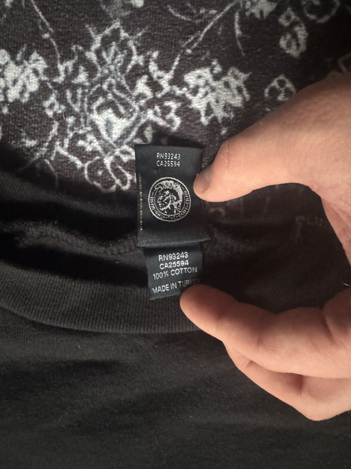 Diesel Diesel Indigo Tech Sweater Size US L / EU 52-54 / 3 - 7 Thumbnail
