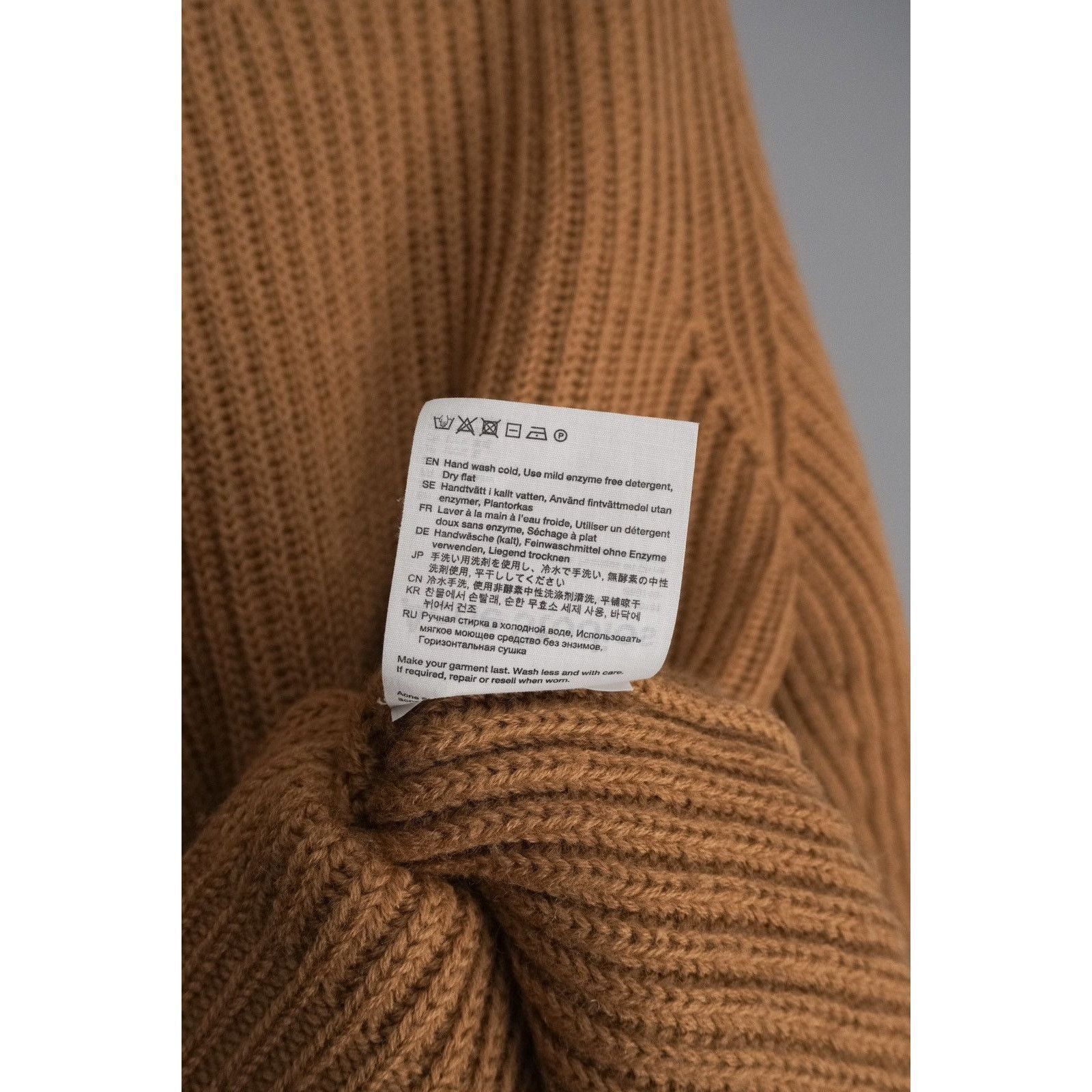 Acne Studios Acne studios brown wool oversized turtleneck sweater Size US L / EU 52-54 / 3 - 8 Thumbnail