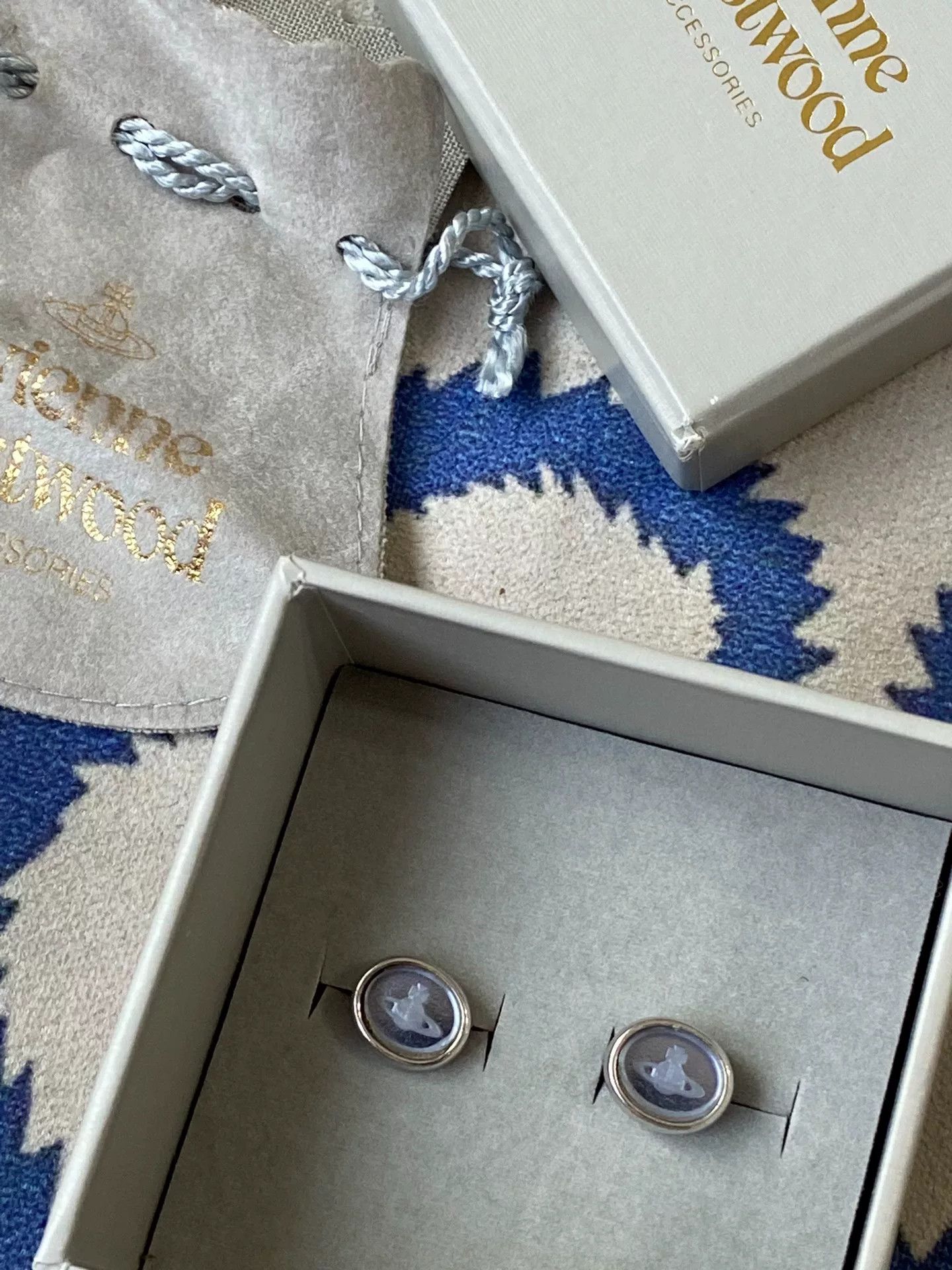 Vivienne Westwood vivienne westwood blue purple illusion earrings Size ONE SIZE - 1 Thumbnail