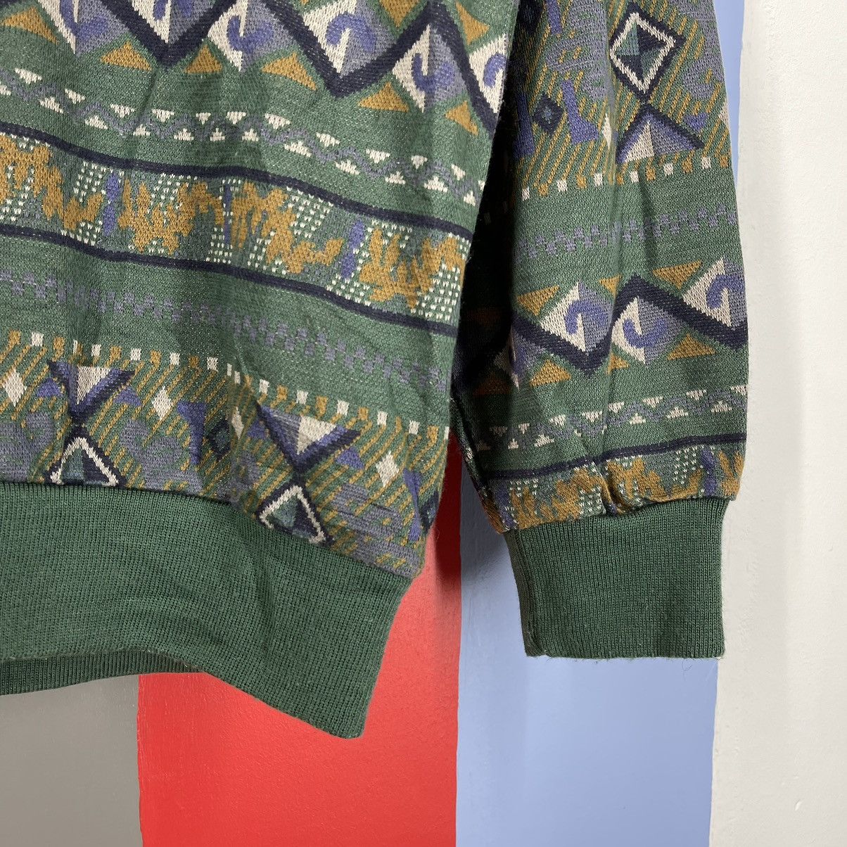 Other Vintage Style FERNAND RAZZINI Polo Sweatshirt #1399/AW Size US M / EU 48-50 / 2 - 4 Thumbnail