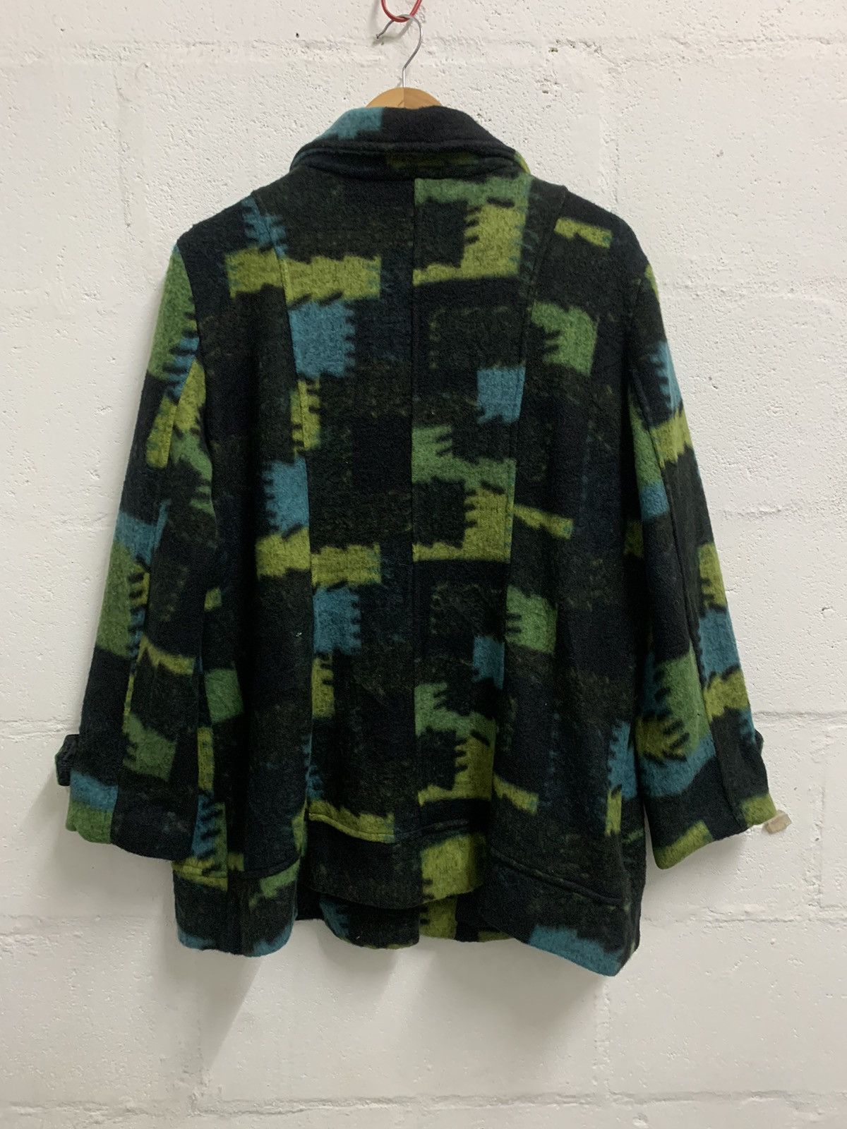 Japanese Brand Vintage Patchwork Print Wool Jacket Size XL / US 12-14 / IT 48-50 - 4 Thumbnail