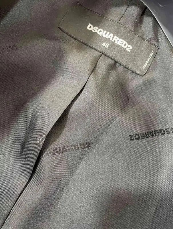 Dsquared2 DSQUARED2 Color Block Wool Men's Jacket . Size US S / EU 44-46 / 1 - 4 Thumbnail