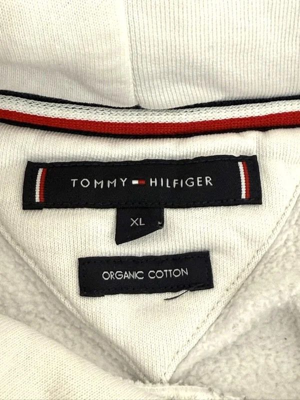 Tommy Hilfiger Tommy Hilfiger Felpa Bianca con Cappuccio Uomo XL Size US XL / EU 56 / 4 - 7 Thumbnail