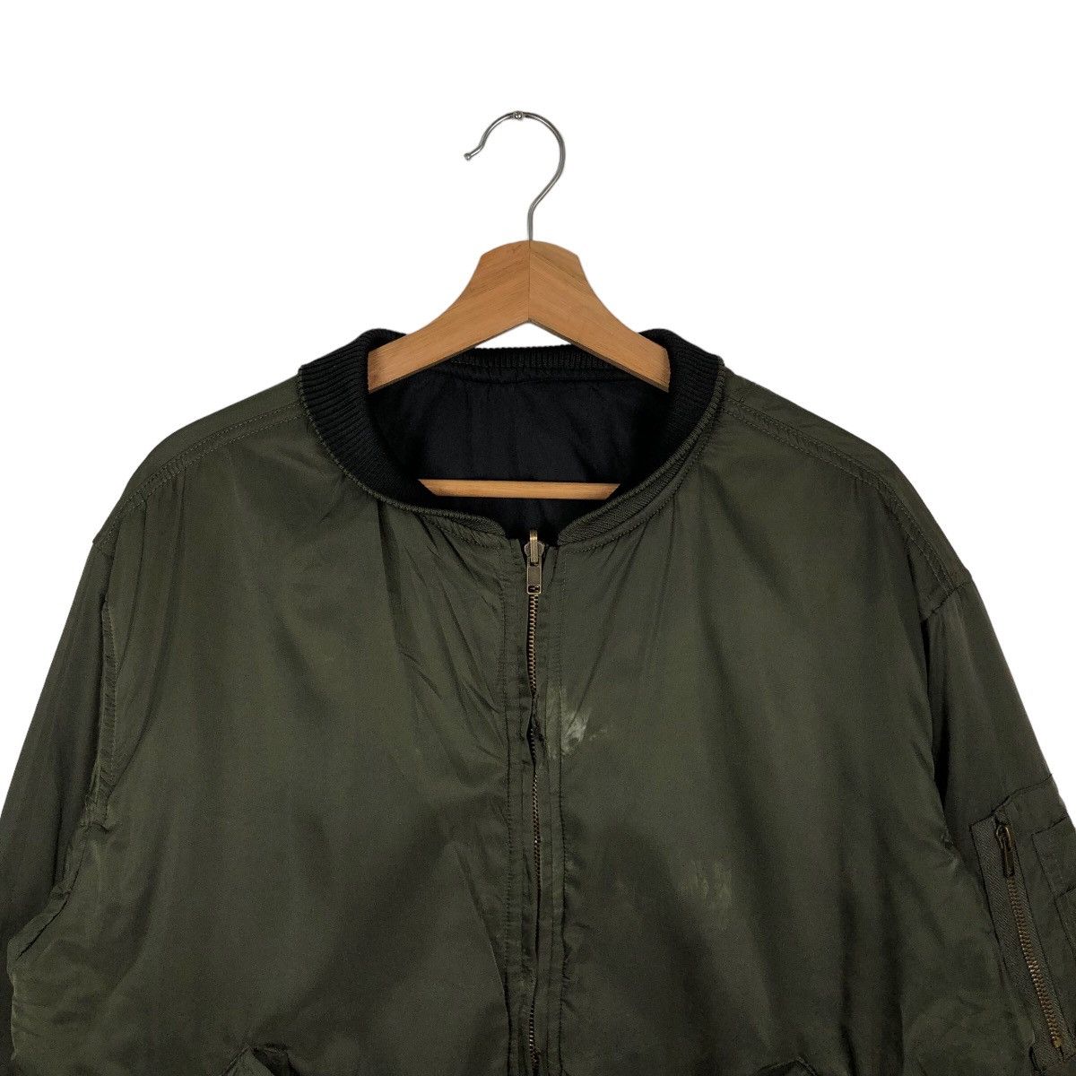 Japanese Brand 🔥RIOT RIOT VINTAGE BOMBER JACKET IGNI UTILITY BLACK Size US M / EU 48-50 / 2 - 13 Thumbnail
