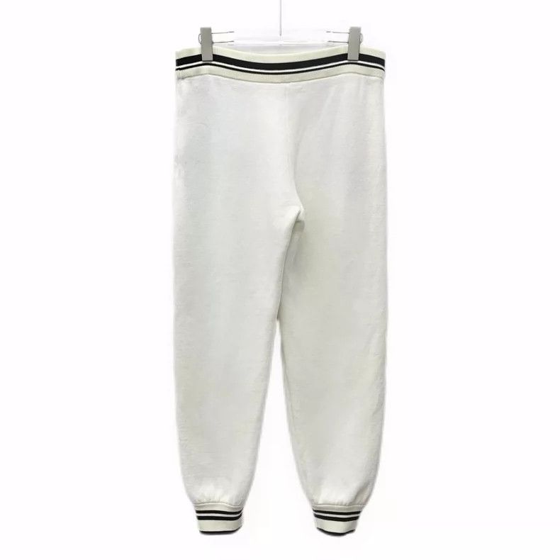 Louis Vuitton Louis Vuitton size s White wool striped drawstring sweatpan Size US 28 / EU 44 - 2 Thumbnail