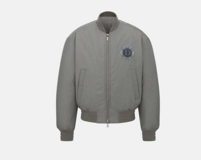 Dior o1w1db10225 143C432G6 Bomber Jacket in Grey Size US S / EU 44-46 / 1 - 1 Thumbnail