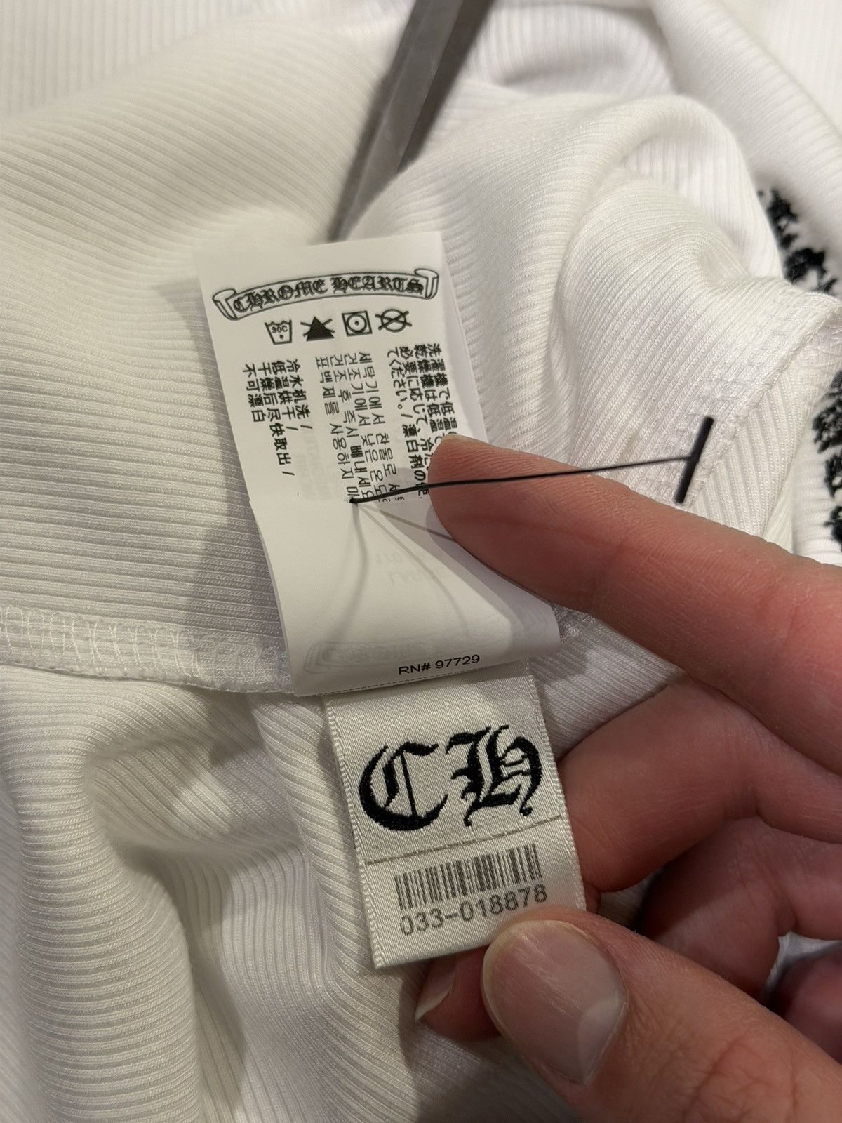 Chrome Hearts Chrome Hearts Polo Y NOT Dagger Embroidered White Dress Size L / US 10 / IT 46 - 17 Thumbnail