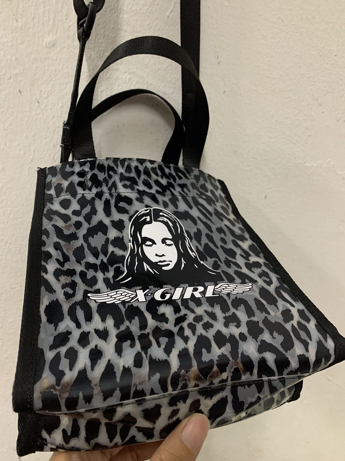 X-Girl X-Girl Leopard Print Mini Sling Tote Bag Size ONE SIZE - 3 Thumbnail