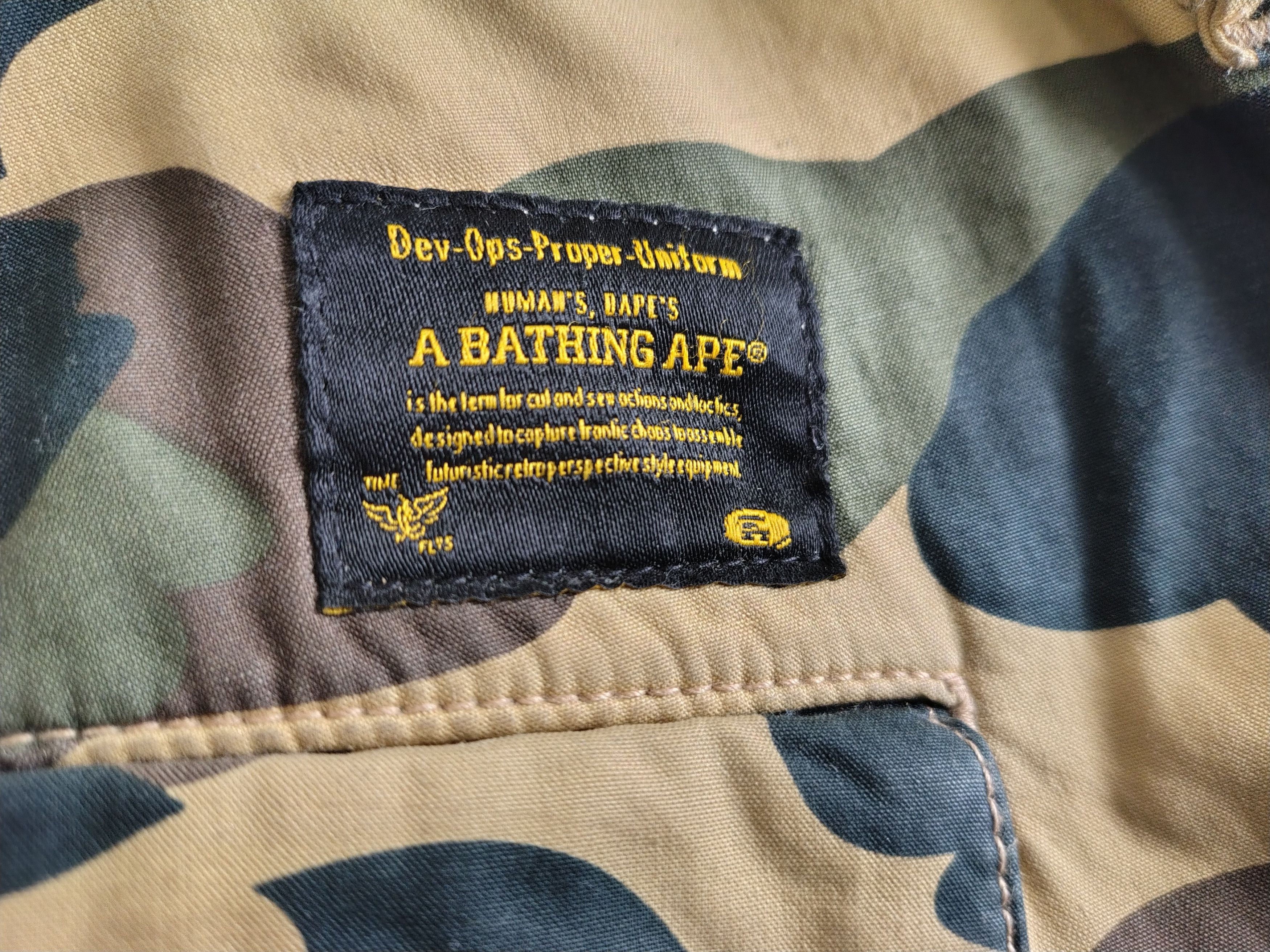 Bape Bape 1st Camo Cargo Pants Yellow Size US 34 / EU 50 - 8 Thumbnail