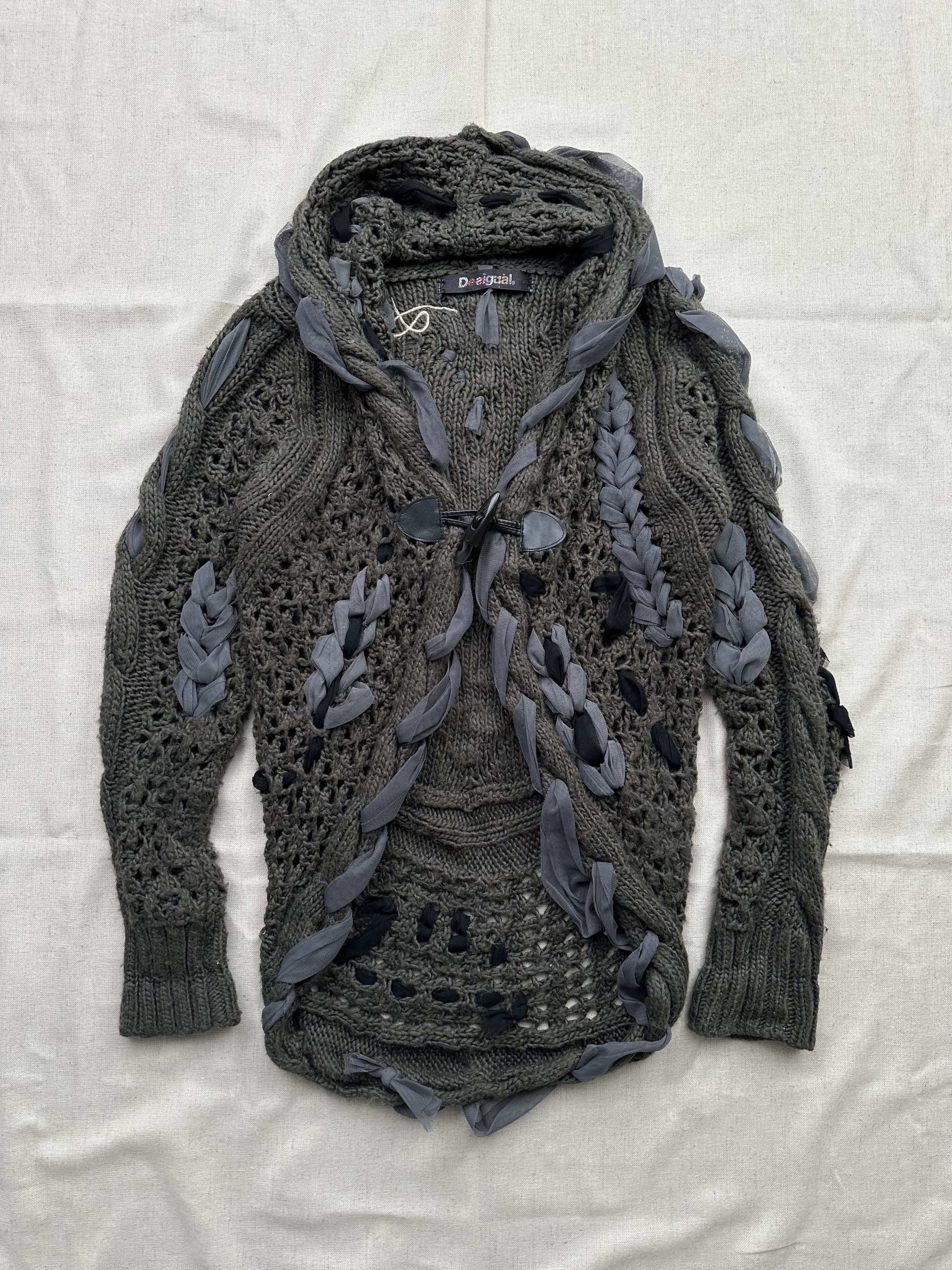 Desigual Desigual Knit Cape Size S / US 4 / IT 40 - 1 Thumbnail