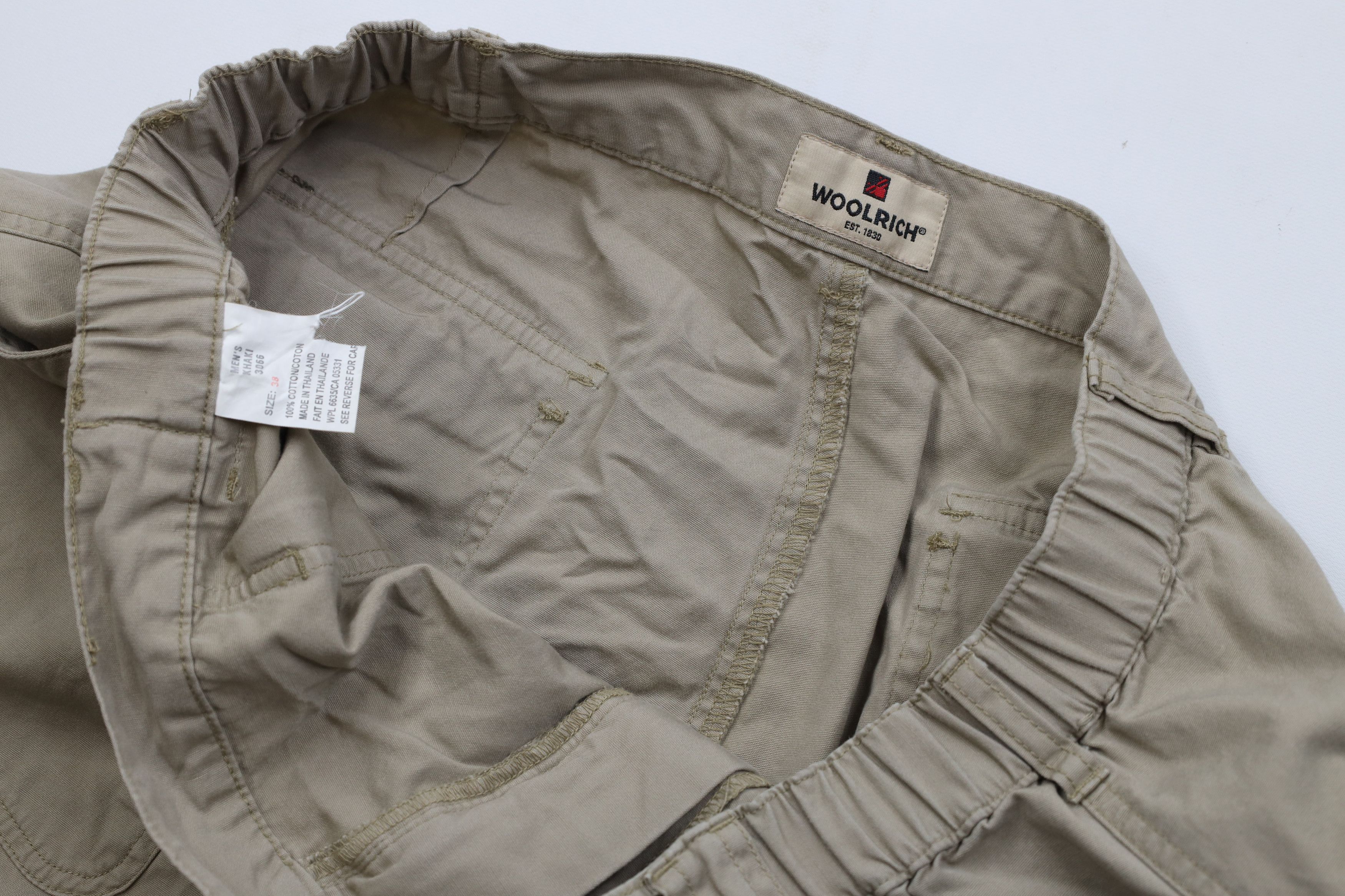 Woolrich Woolen Mills Vintage 90s Woolrich Above Knee Trekking Hiking Shorts Beige Size US 38 / EU 54 - 6 Thumbnail