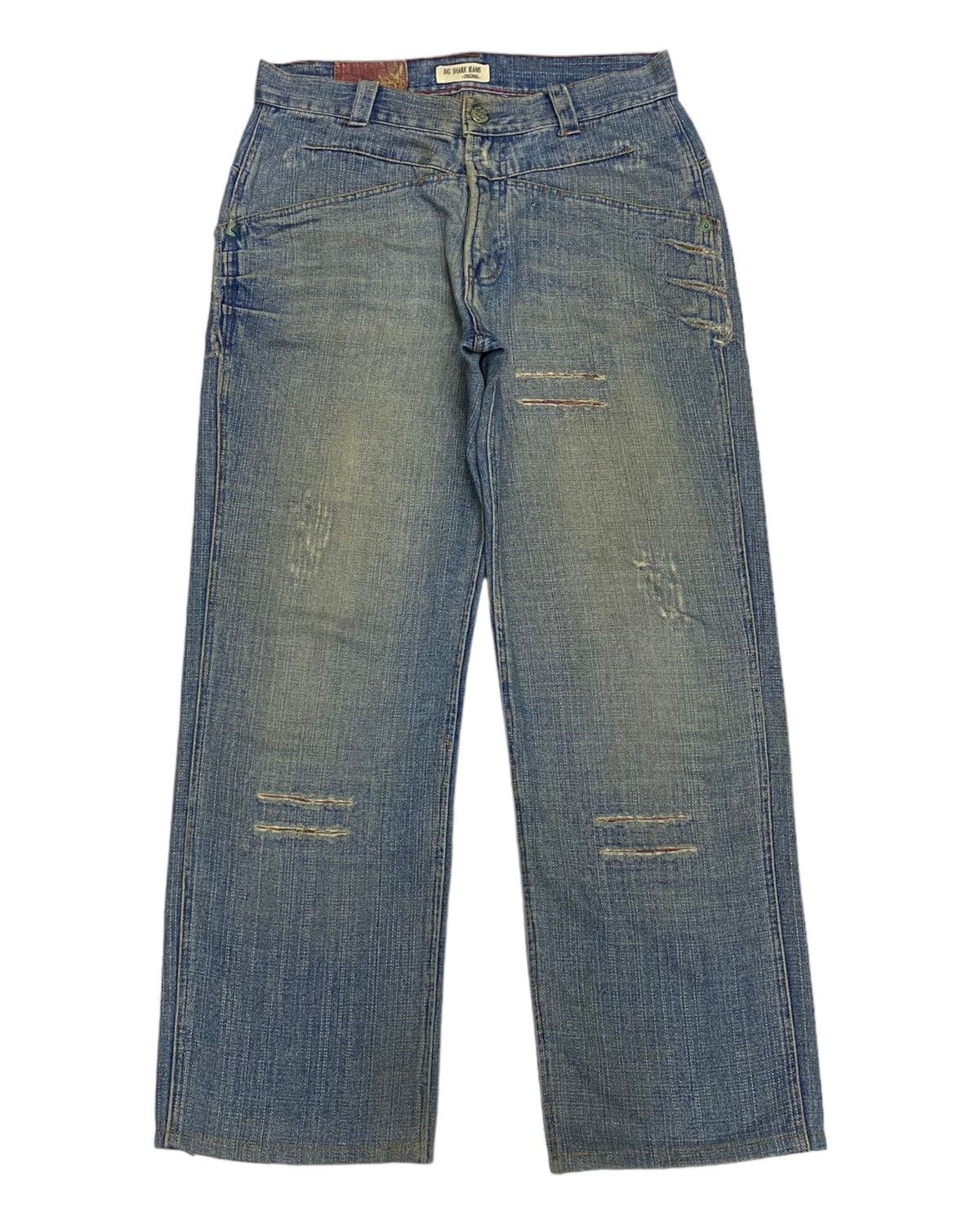 Hysteric Glamour × If Six Was Nine BAGGY JEANS BIG SHARK JEANS DISTRESSED BAGGY DENIM JEANS Size US 32 / EU 48 - 1 Thumbnail