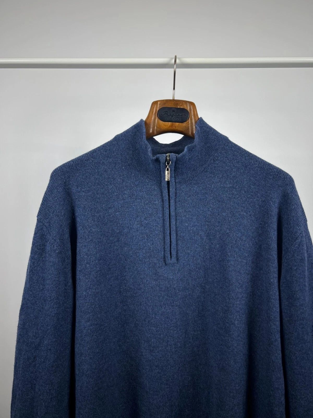Pringle Of Scotland Pringle Of Scotland Golf Men's Navy Blue 1/4 Zip Sweater XXL Size US XXL / EU 58 / 5 - 3 Thumbnail