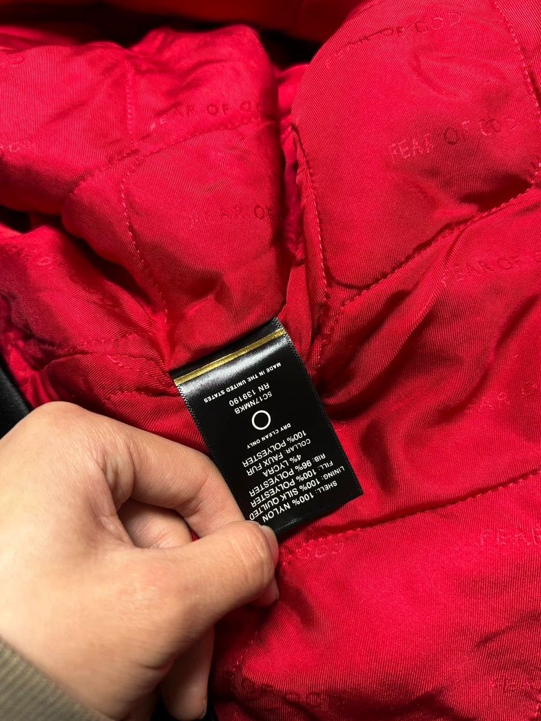 Fear of God Fear of God Rabbit fur collar jacket flight jacket Size US S / EU 44-46 / 1 - 8 Thumbnail