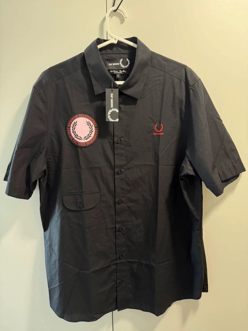 Raf Simons Raf Simons Fred Perry Oversized Shirt - dmc Size US L / EU 52-54 / 3 - 1 Thumbnail