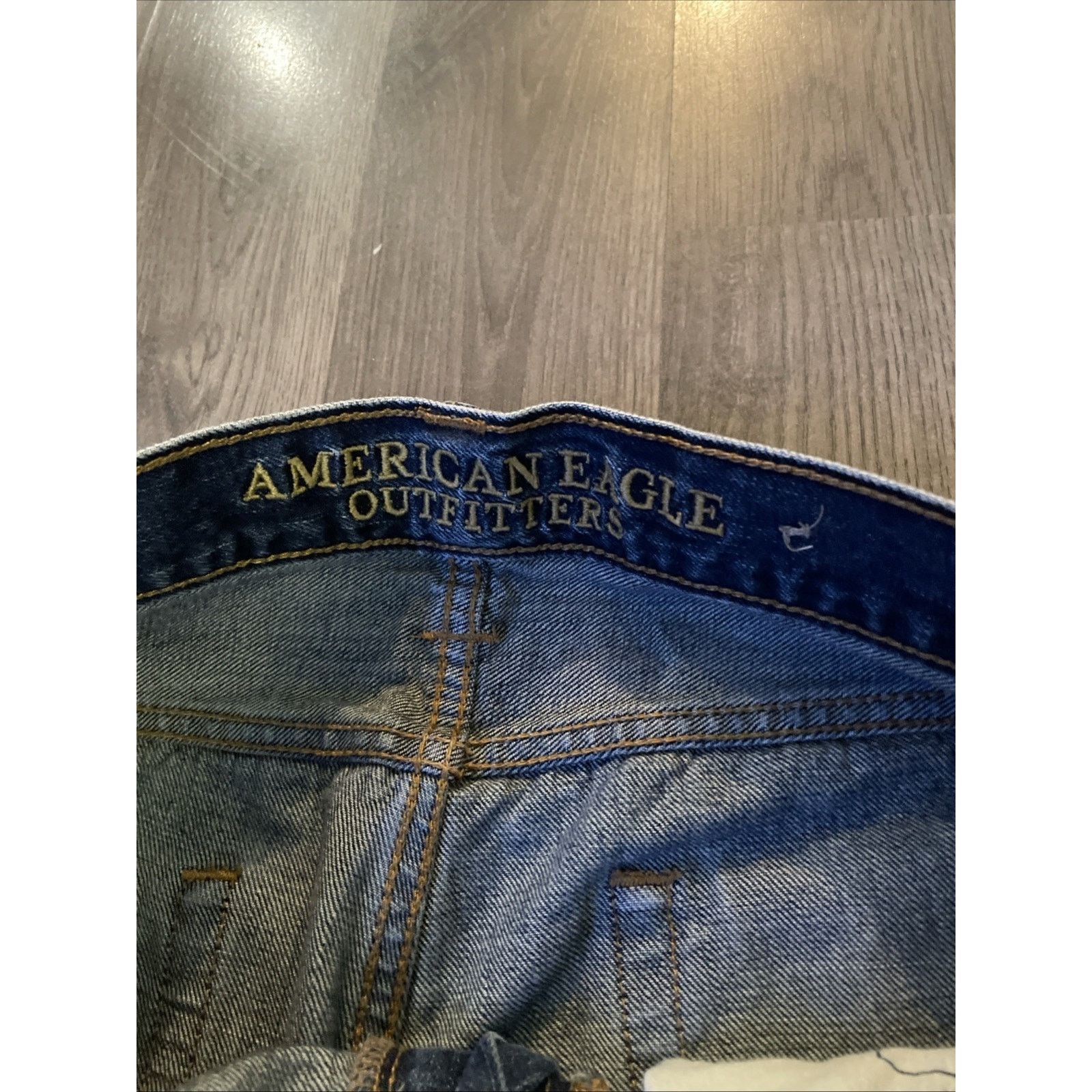 American Eagle Outfitters American Eagle Men's Jeans Size 33x34 Classic Boot Cut Dark Size US 33 - 7 Thumbnail