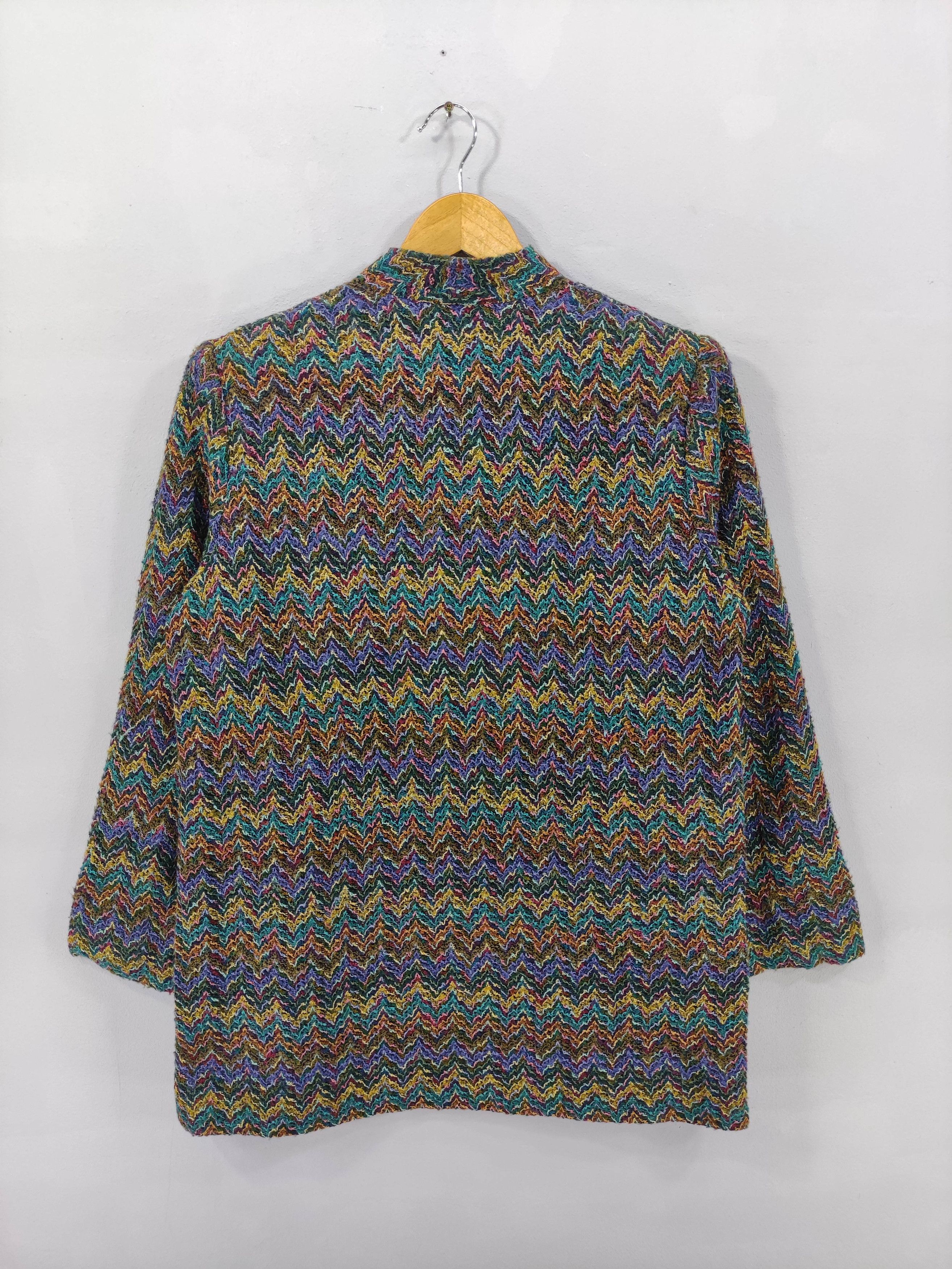 Japanese Brand Vintage Cardigan knit Sweater Jacket Unbrand Size M / US 6-8 / IT 42-44 - 3 Thumbnail