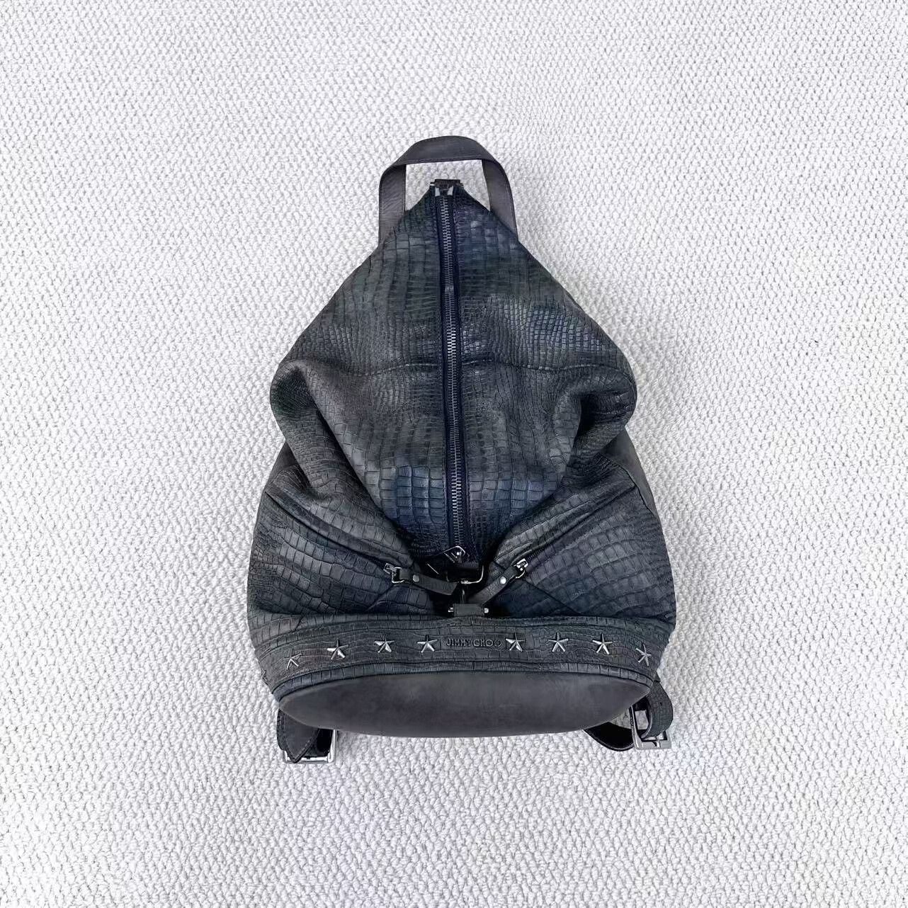 Jimmy Choo Jimmy Choo Star Hammered Leather Backpack Size ONE SIZE - 1 Thumbnail