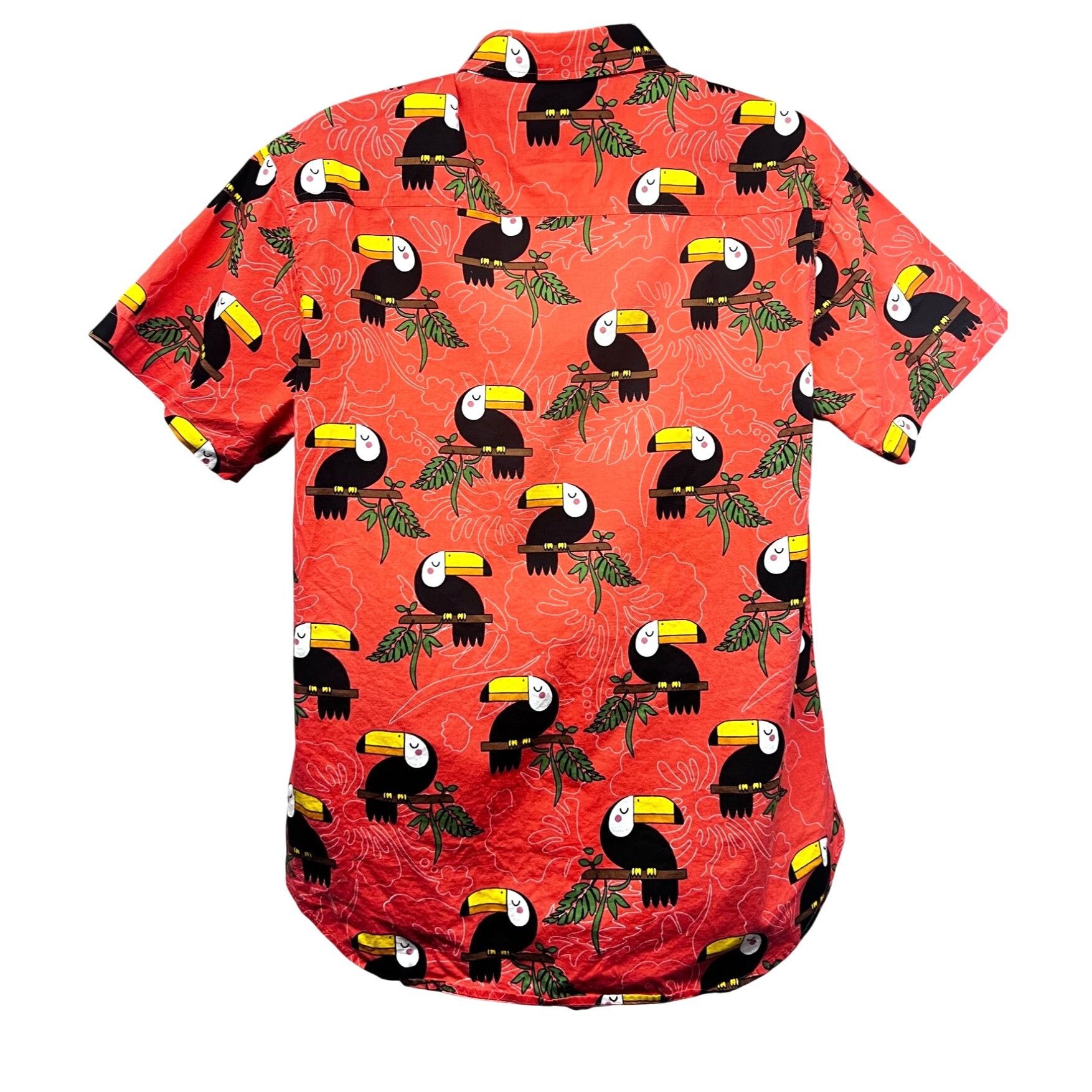 Vintage Mens Hawaiian Aloha Floral Tropical Button Up Shirt XL Pocke Size US XL / EU 56 / 4 - 2 Thumbnail