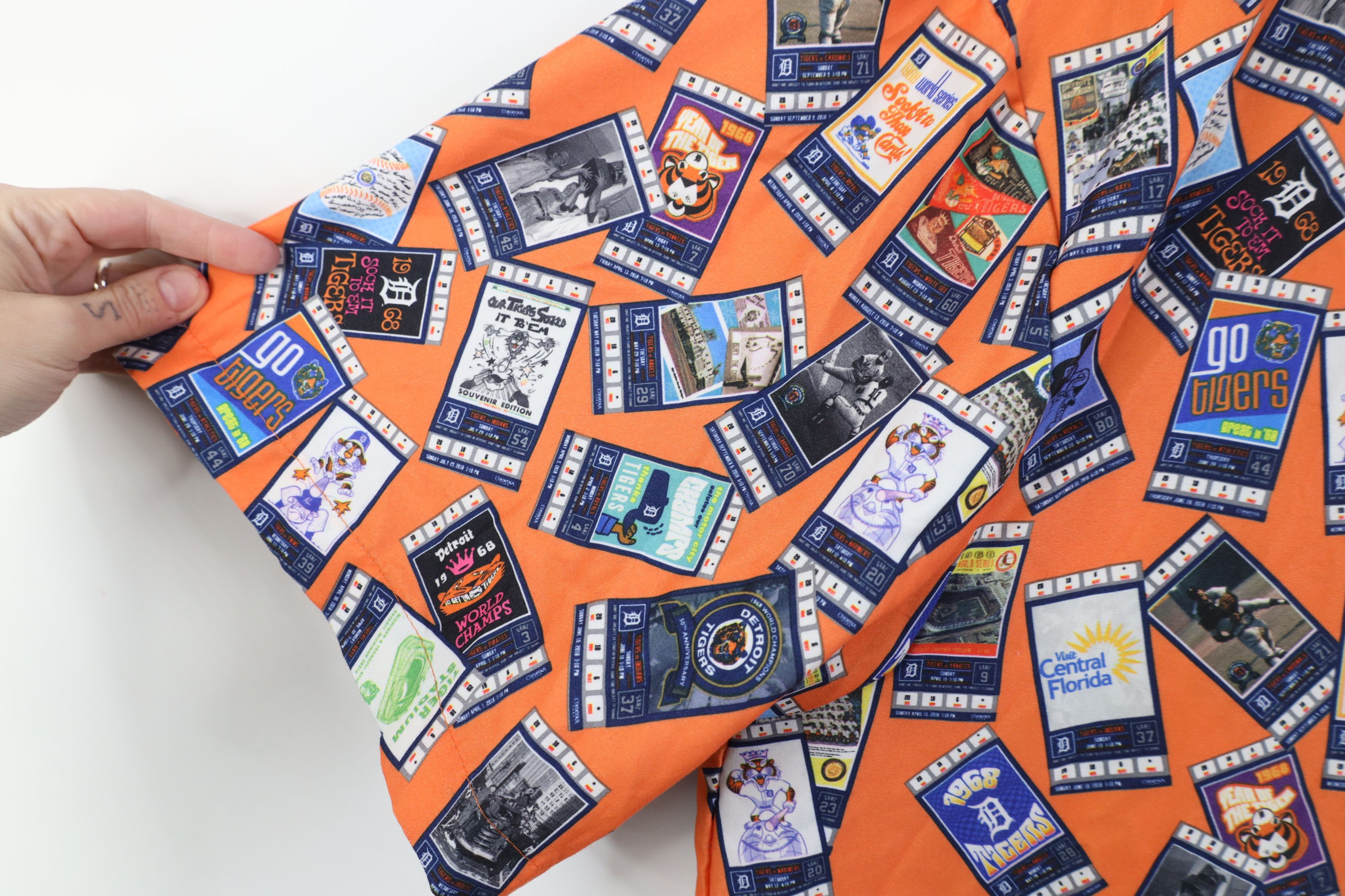 Vintage Vintage 90s Y2K Baseball Hawaiian Collared Button Shirt Size US XXL / EU 58 / 5 - 5 Thumbnail