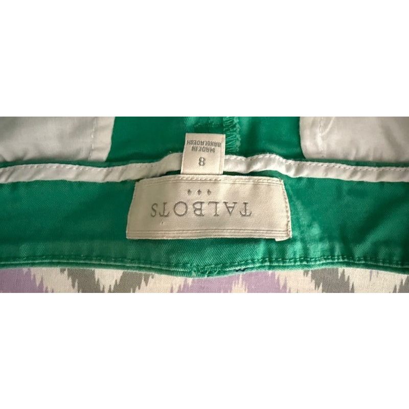 Talbots Talbots Embroidered Ankle Pants – Size 8 – Coastal Shell Size 30" / US 8 / IT 44 - 5 Thumbnail