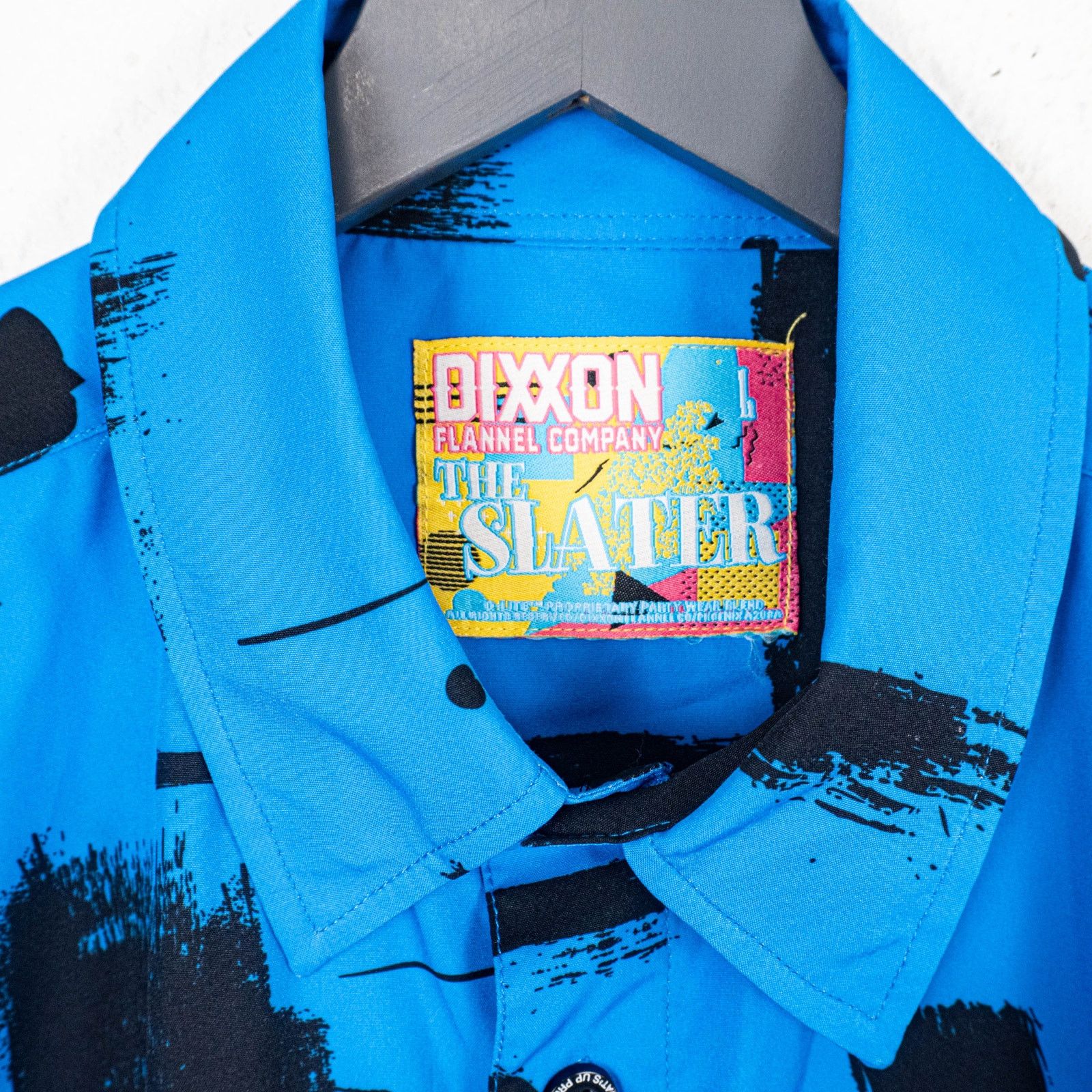 Dixxon DIXXON Flannel Co. Short Sleeve Slater Shirt Blue black L Size US L / EU 52-54 / 3 - 4 Thumbnail