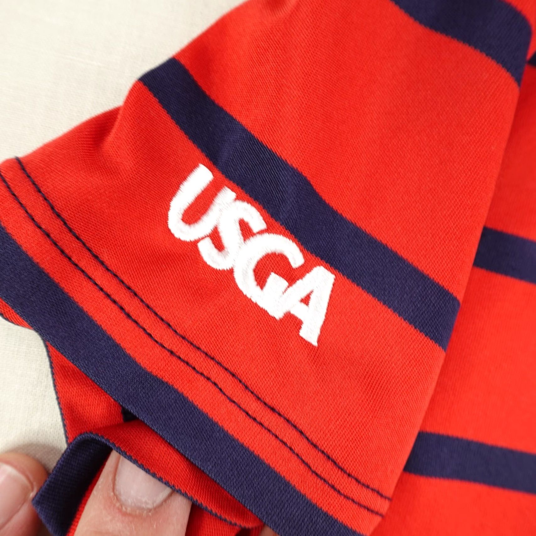 Ralph Lauren Ralph Lauren Polo Shirt Womens Small Red Stripes Golf USGA Pebble Beach Top Shirt Womens Small Red Stripes Golf USGA Pebble Beach Top Size S / US 4 / IT 40 - 4 Thumbnail