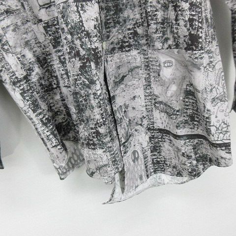 Comme des Garcons SHIRT Shirt Graphic Long Sleeve Cotton Button Up Gray Size US S / EU 44-46 / 1 - 3 Thumbnail