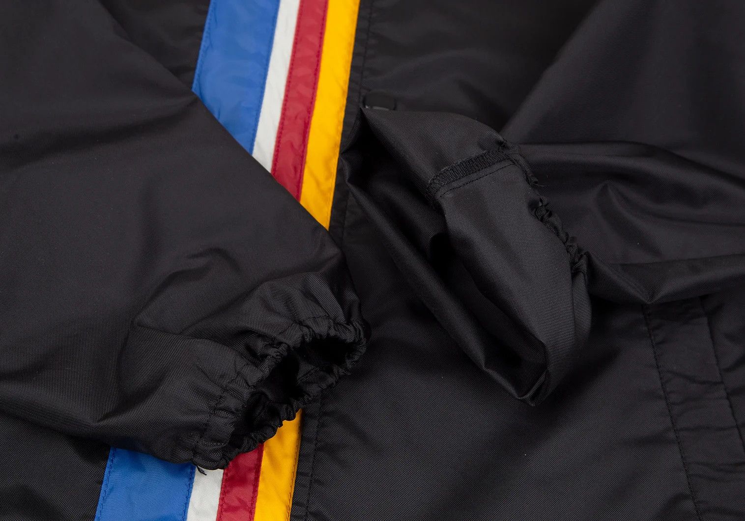 Comme des Garcons Homme Plus Color Block Raglan Coach Jacket in Black, Blue, Yellow Size US S / EU 44-46 / 1 - 6 Thumbnail