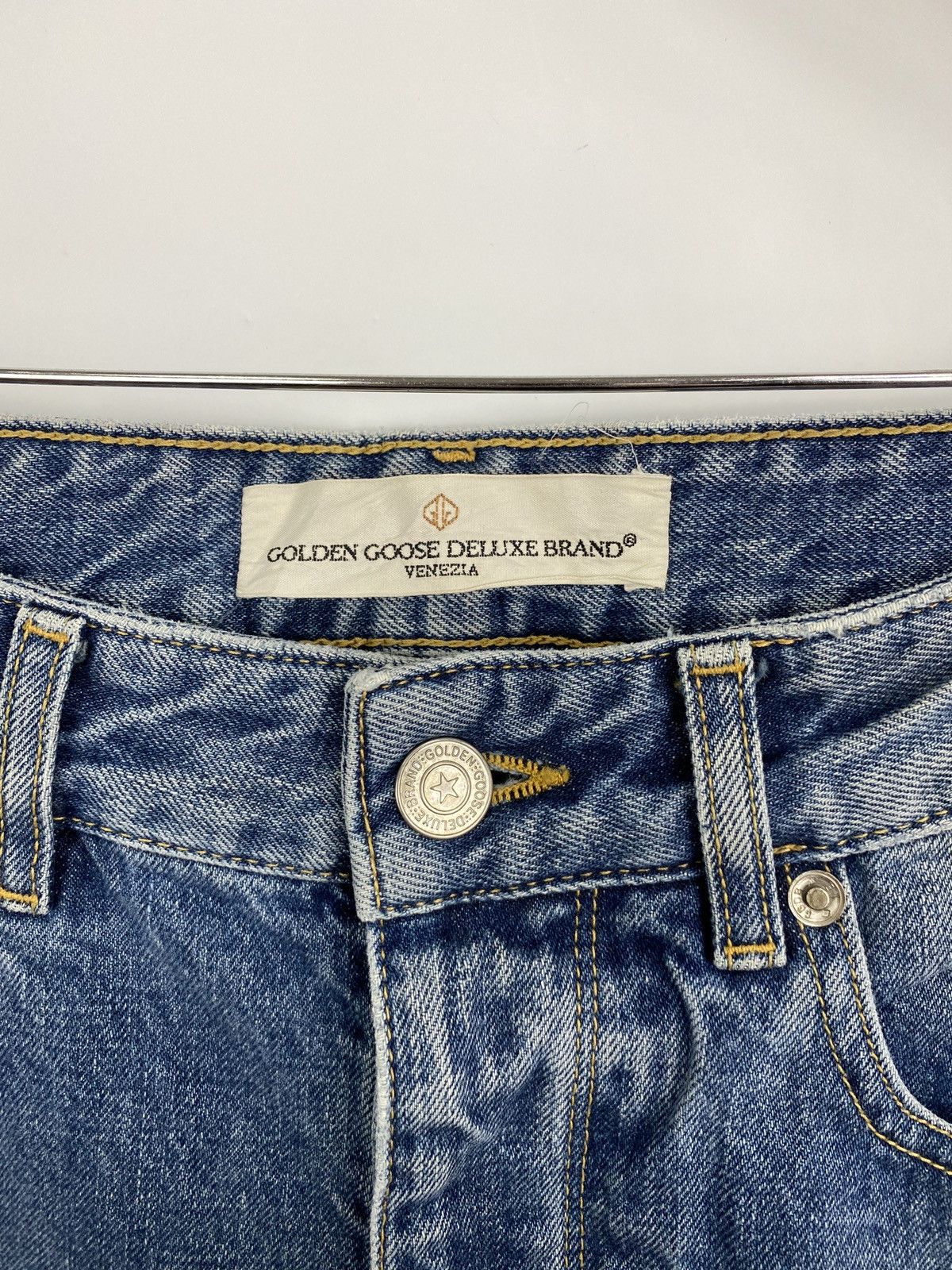Golden Goose 🇮🇹 Golden Goose Deluxe Brand Jeans Venezia Y2K Rare Retro Size US 29 - 5 Thumbnail