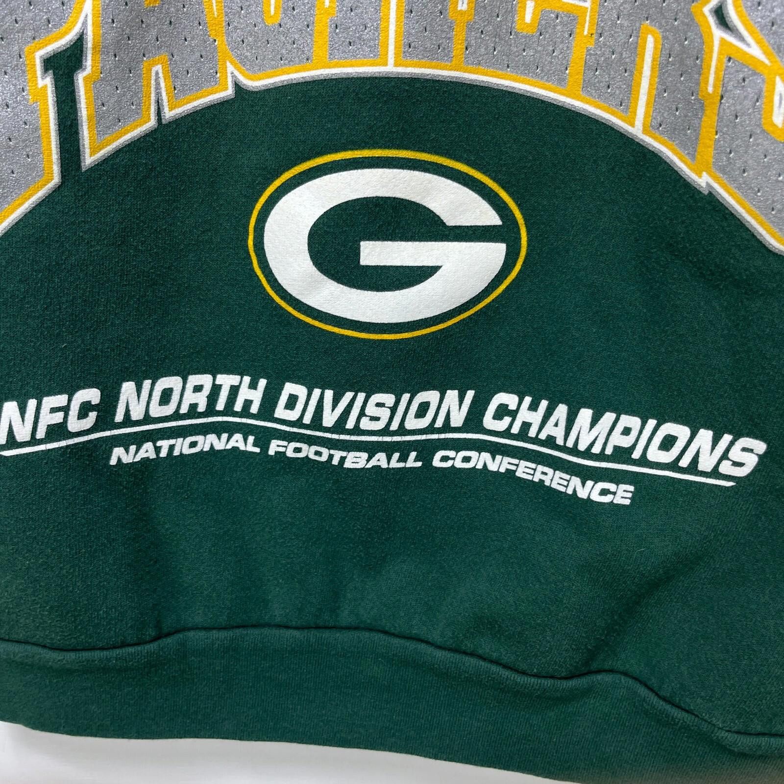 Other Vintage 90s Green Bay Packers Champions Sweatshirt Youth L Size ONE SIZE - 4 Thumbnail