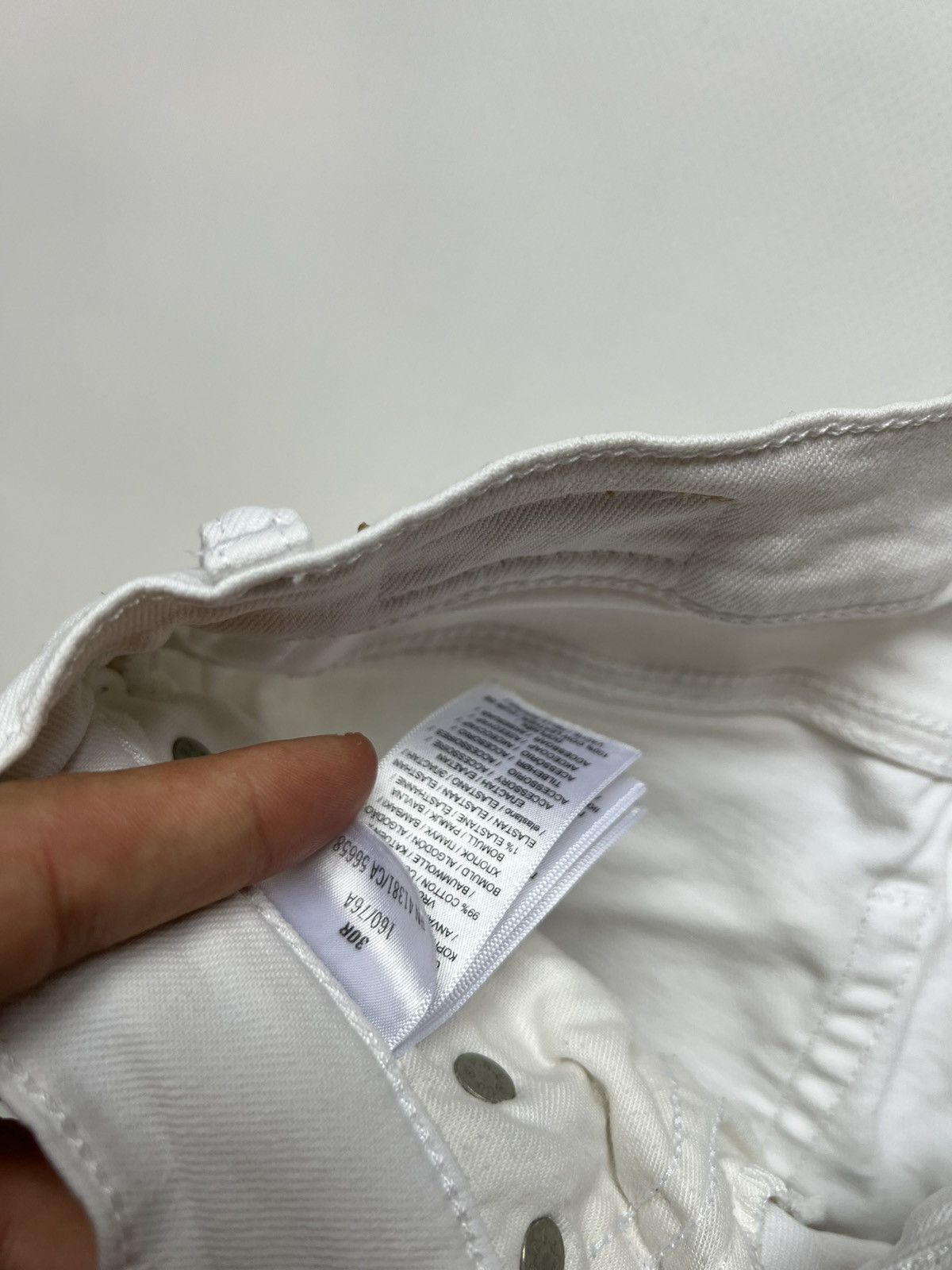 Polo Ralph Lauren Polo Ralph Lauren White Floral Pants Denim Basic Slim Size 30" / US 8 / IT 44 - 5 Thumbnail